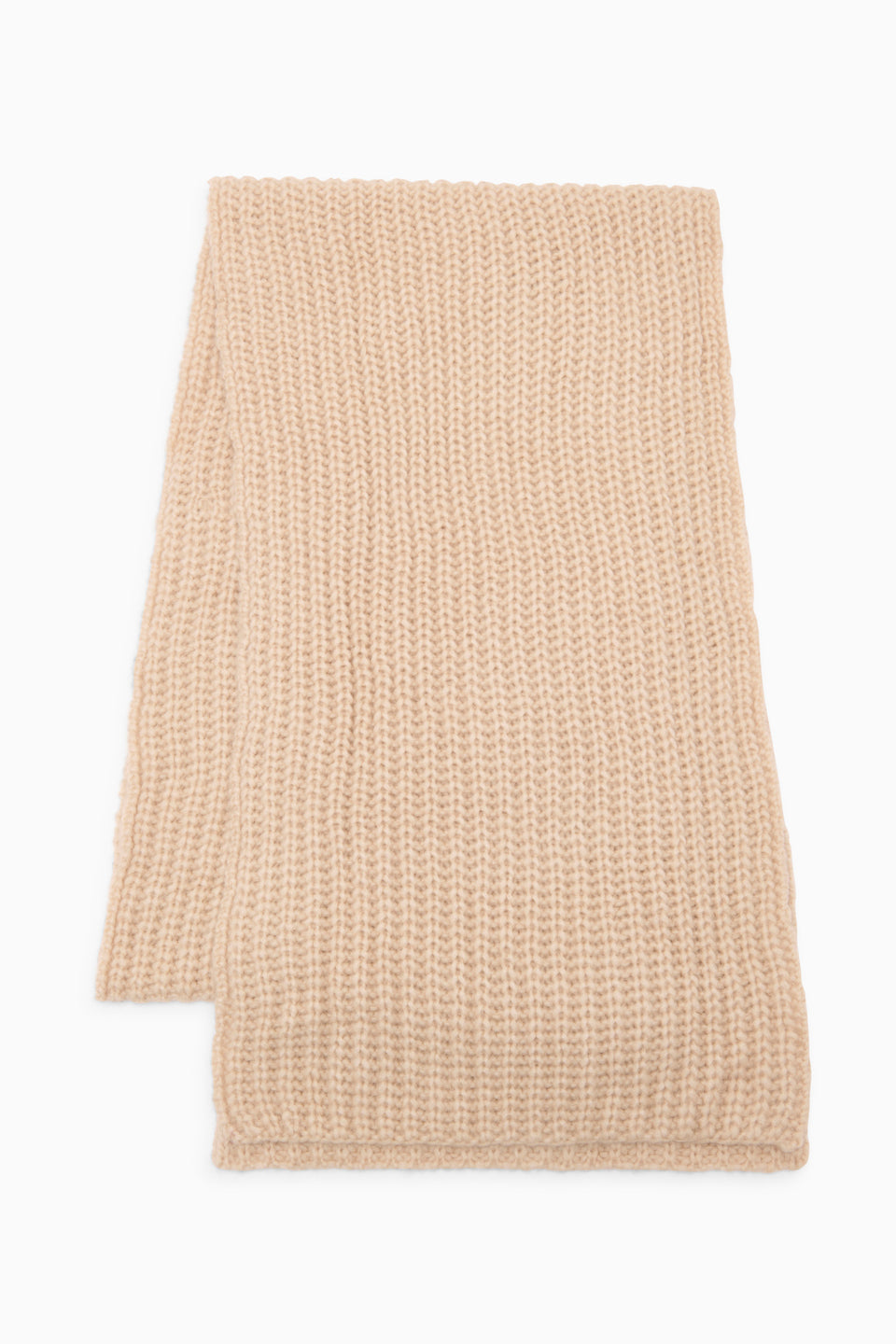 Lucie Alpaca Knit Scarf - Dune