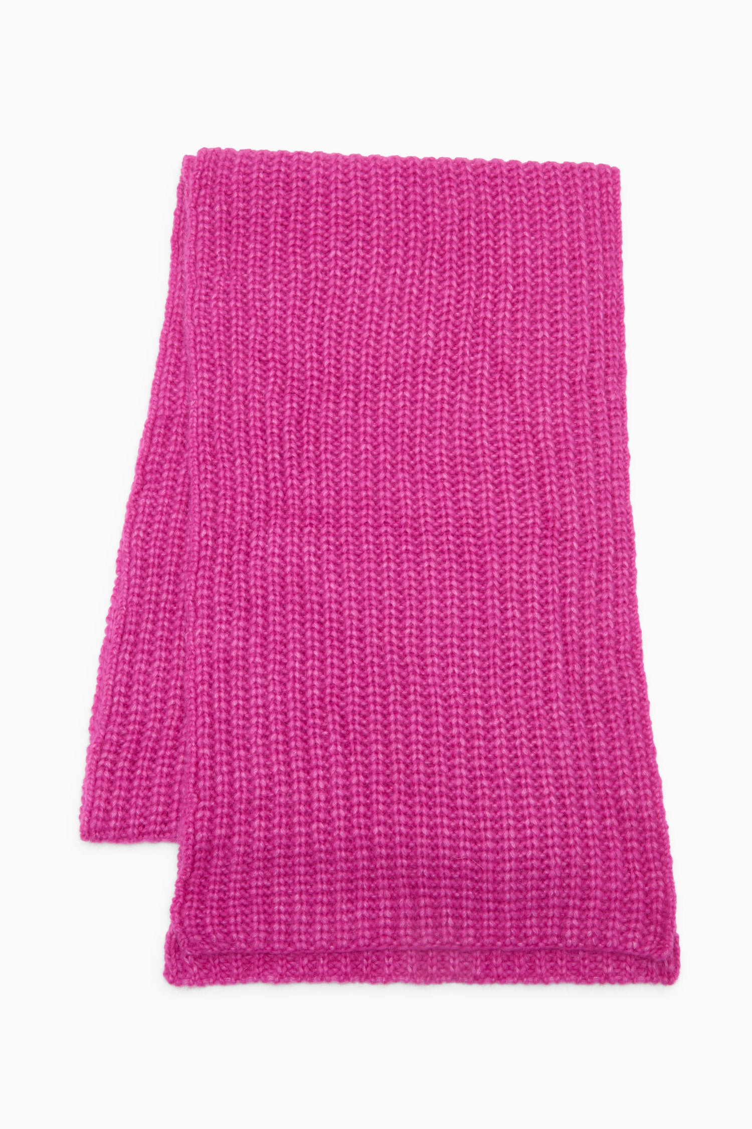 Lucie Alpaca Knit Scarf - Rose