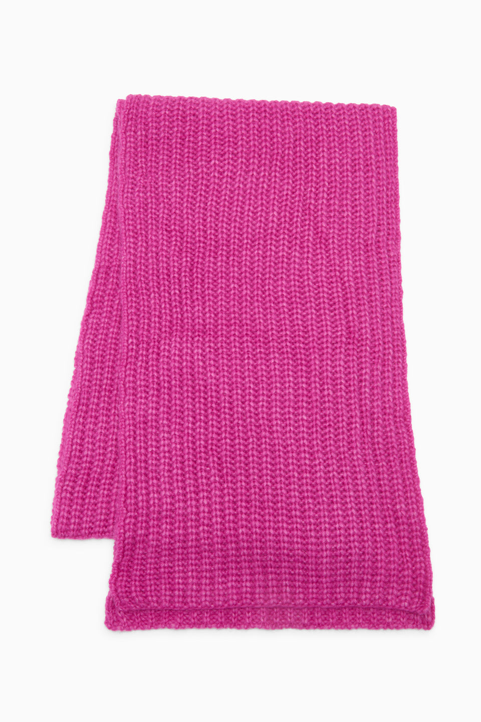 Lucie Alpaca Knit Scarf - Rose