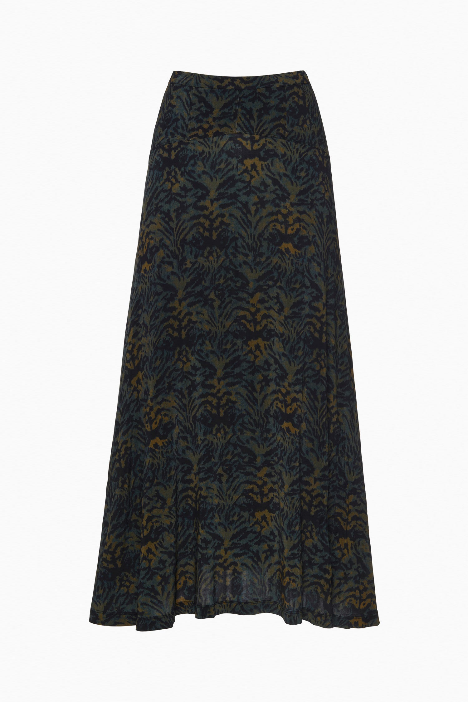 Paola Jersey High Waist Midi Skirt - Desert Jasper