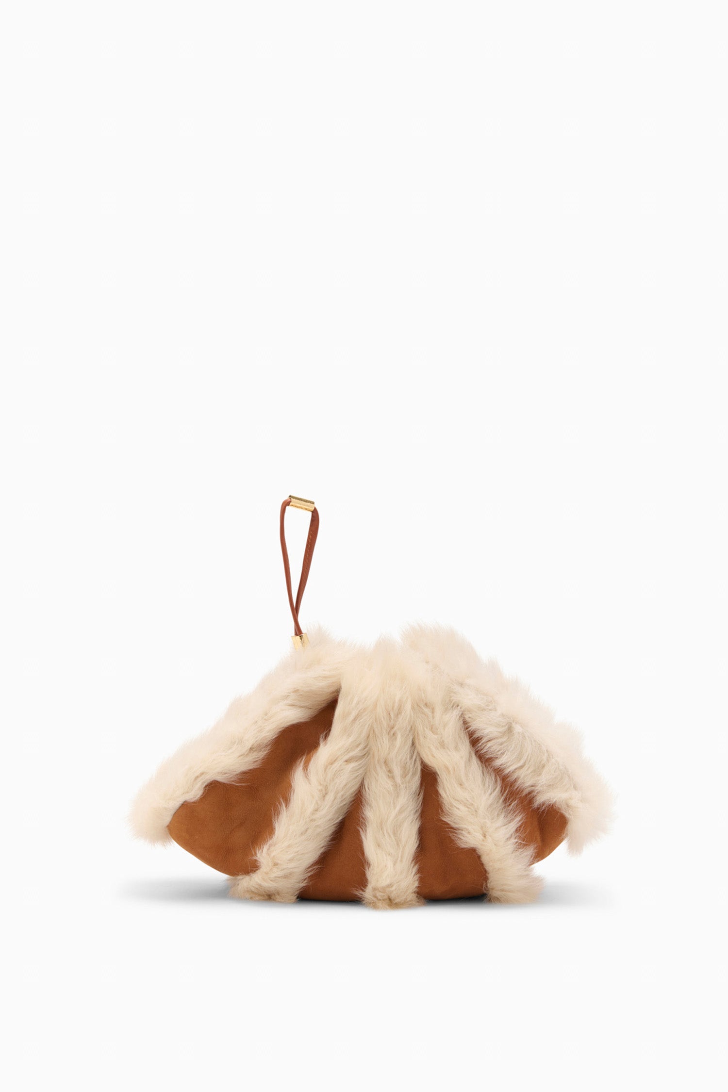 Ulla Johnson Adria Shearling Crossbody - Sierra