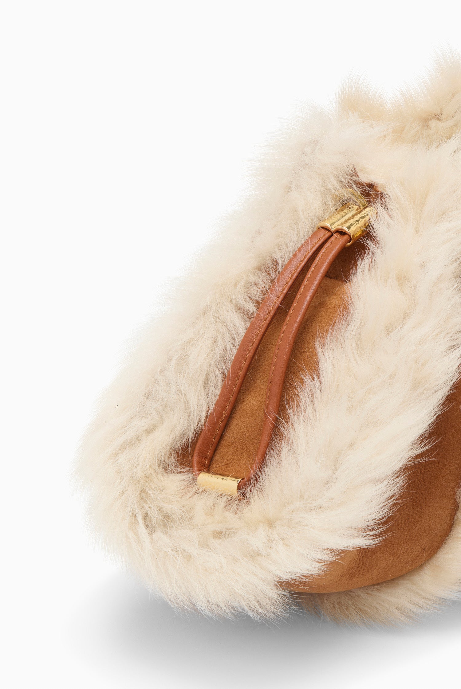 Ulla Johnson Adria Shearling Crossbody - Sierra