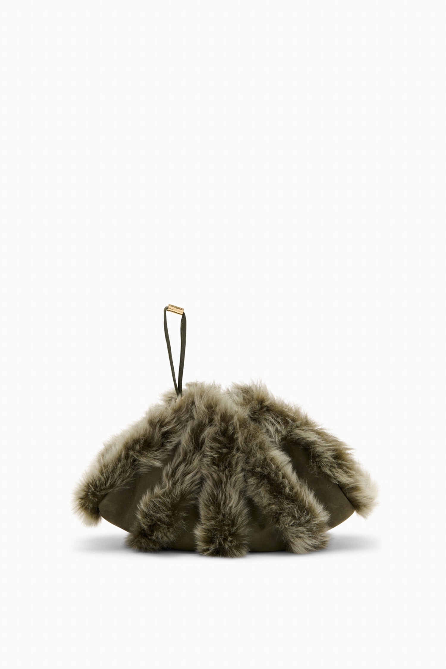 Ulla Johnson Adria Shearling Crossbody - Militaire