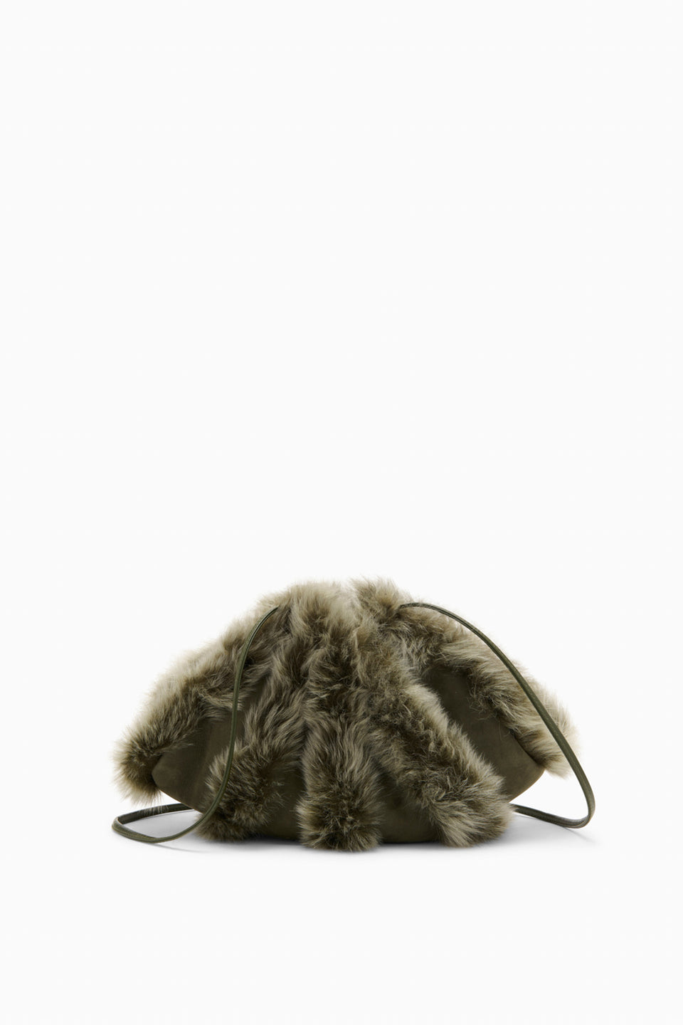 Adria Shearling Crossbody - Militaire
