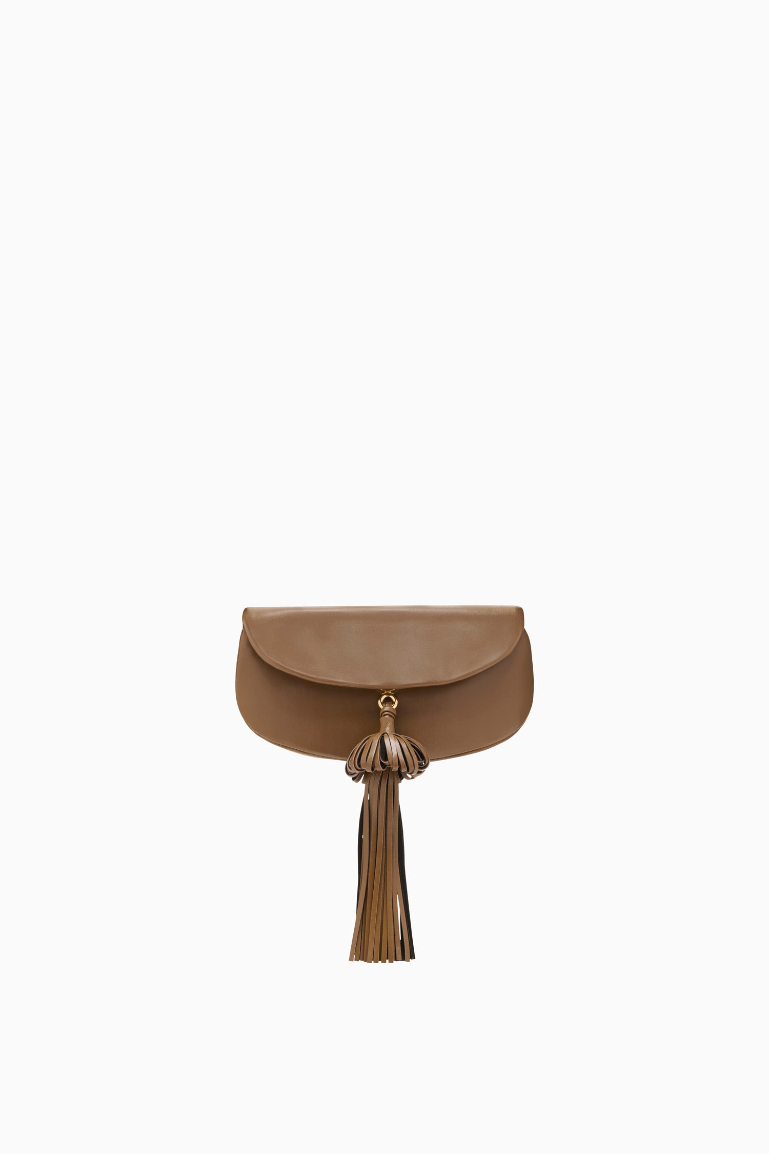 Ulla Johnson Paloma Tassel Flap Bag - Chestnut