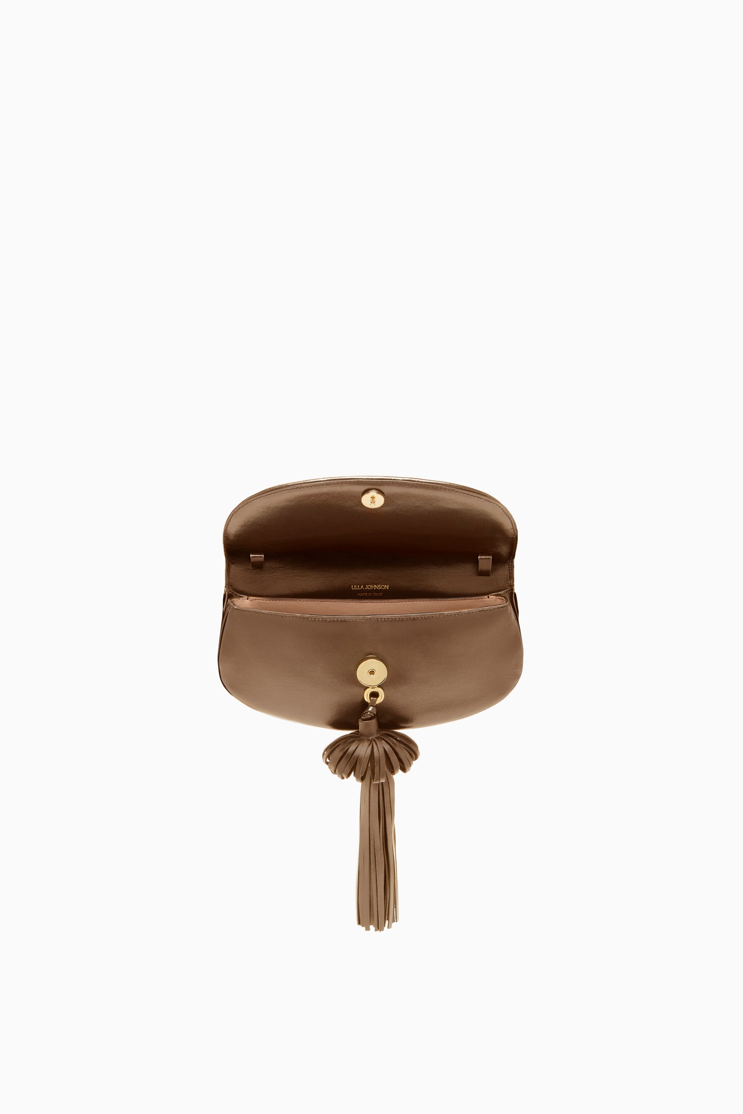 Ulla Johnson Paloma Tassel Flap Bag - Chestnut