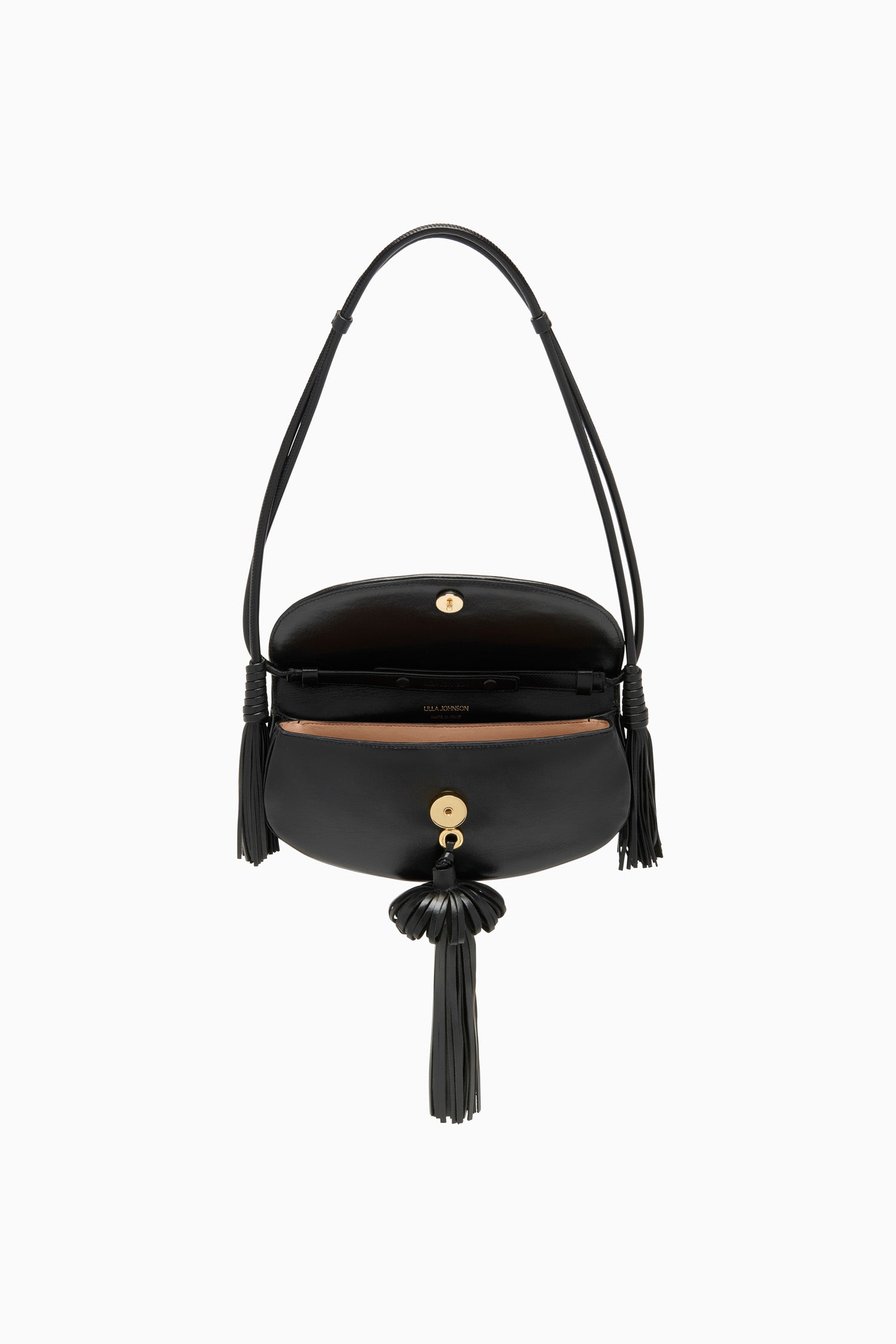 Ulla Johnson Paloma Tassel Flap Bag - Noir