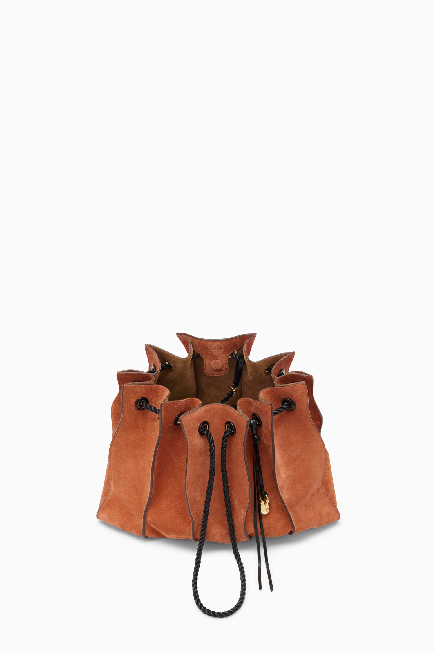 Ulla Johnson Adria Pleated Wave Tote - Sierra