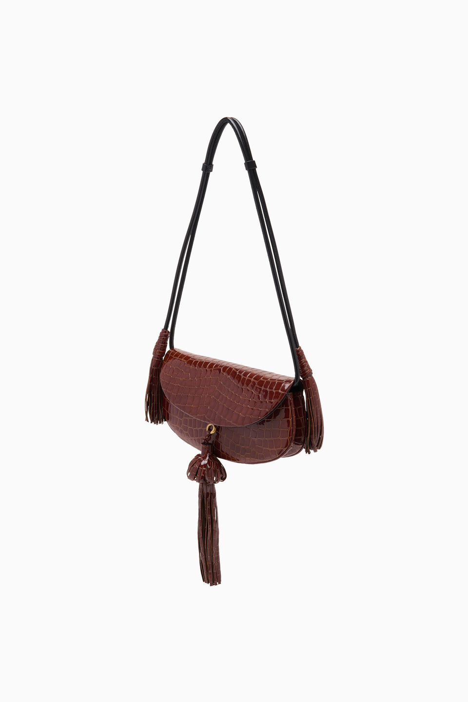 Paloma Tassel Flap Bag - Chestnut