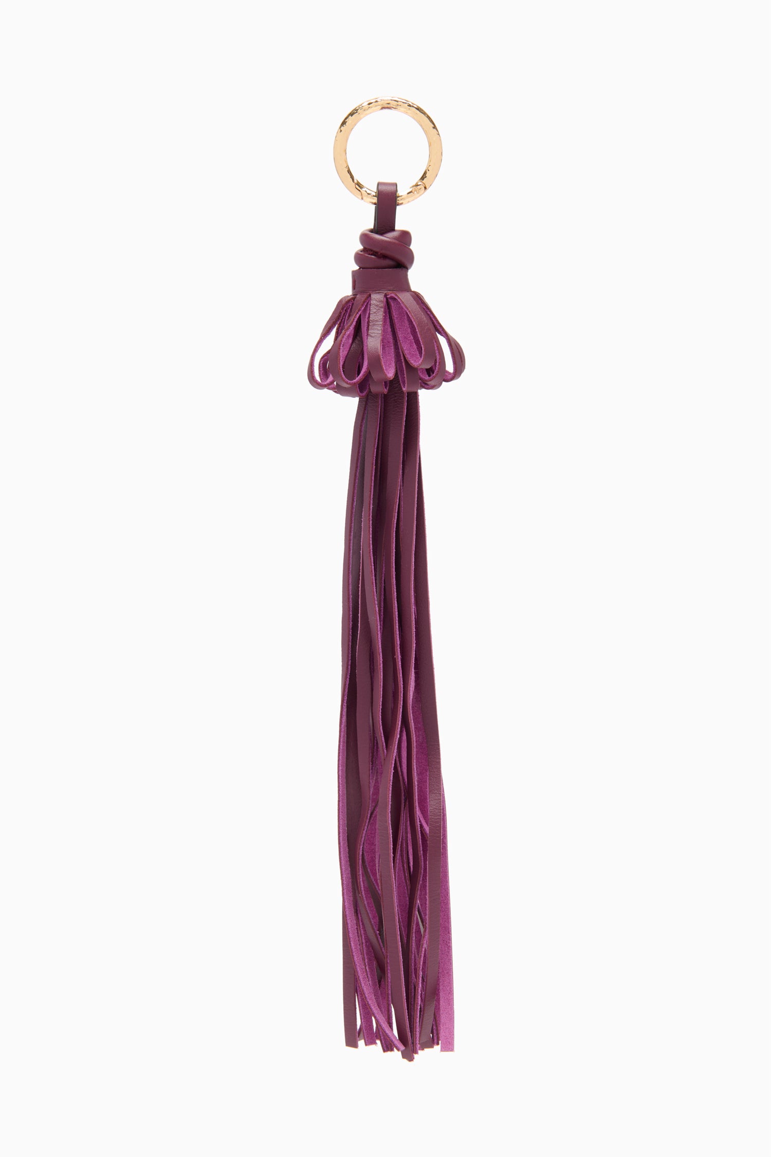Pom Tassel Charm - Bordeaux