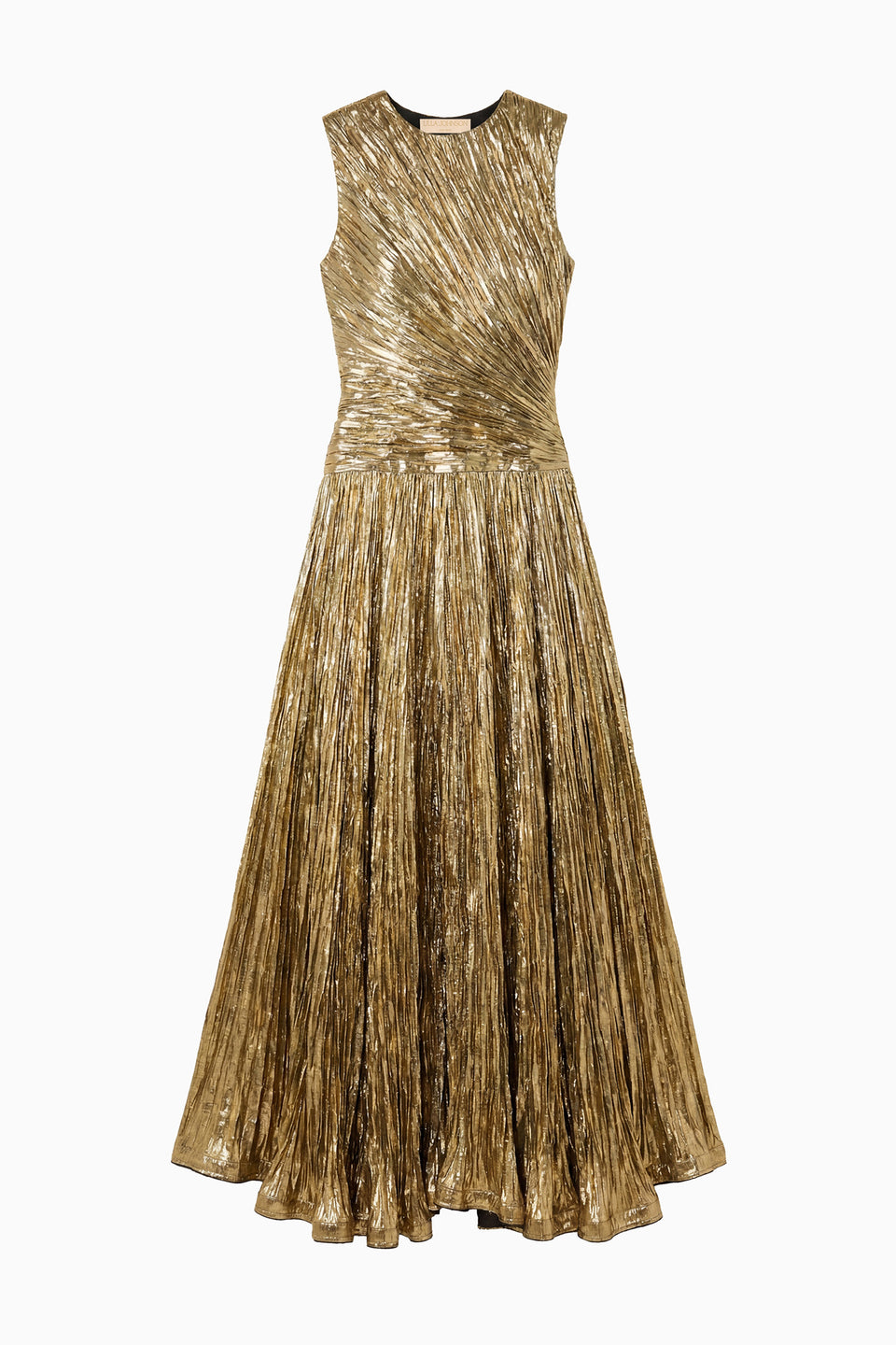 Eugenia Pleated Gown - Gold