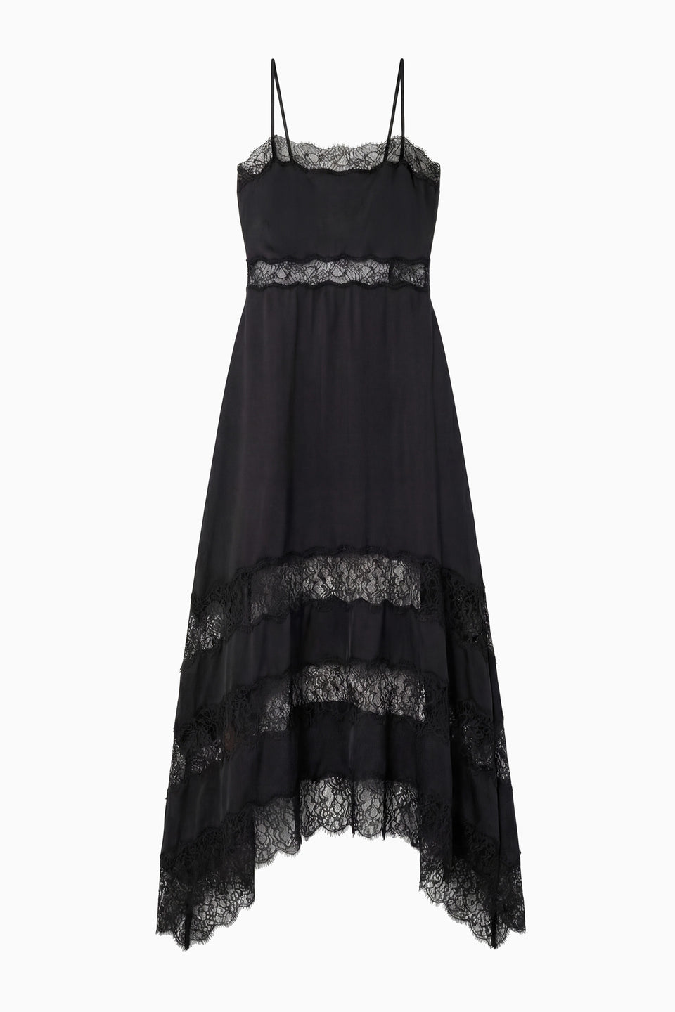 Coco Sleeveless Silk Dress - Noir