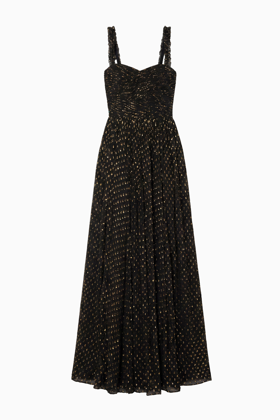 Anastasia Silk Gown - Noir