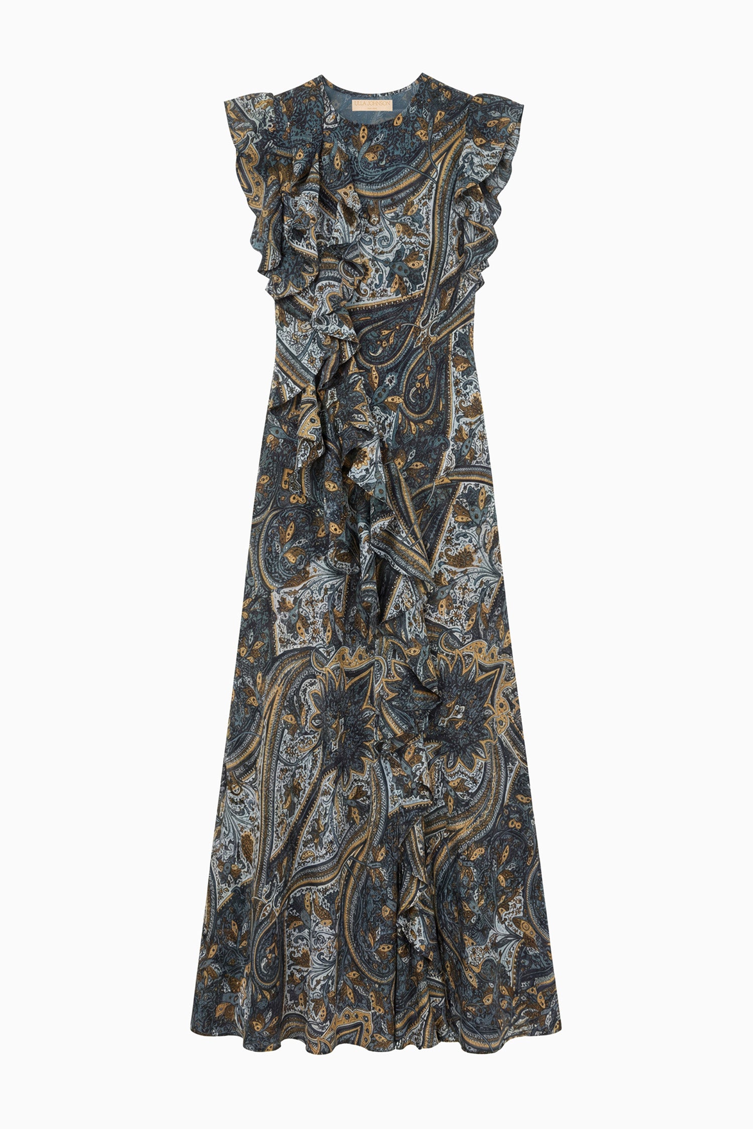 Ulla Johnson Ameline Sleeveless Silk Dress - Prussian