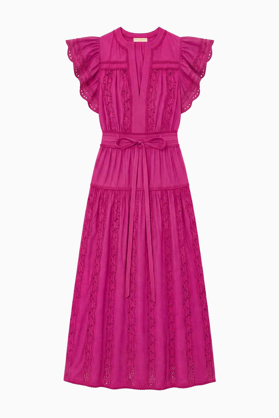 Elvira SS Cotton Dress - Orchid