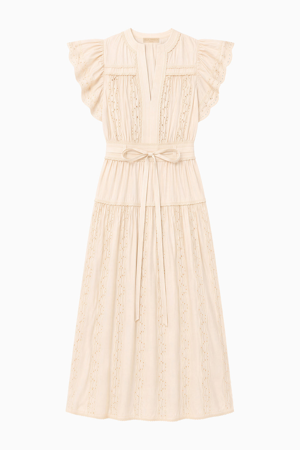 Dani SS Cotton Dress - Pearled Ivory