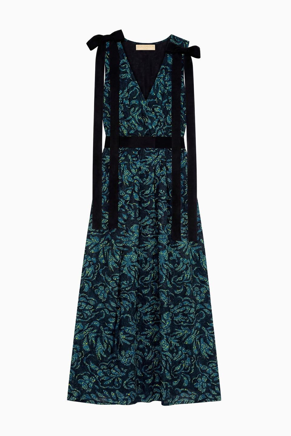 Karina Cotton Bow Dress - Midnight