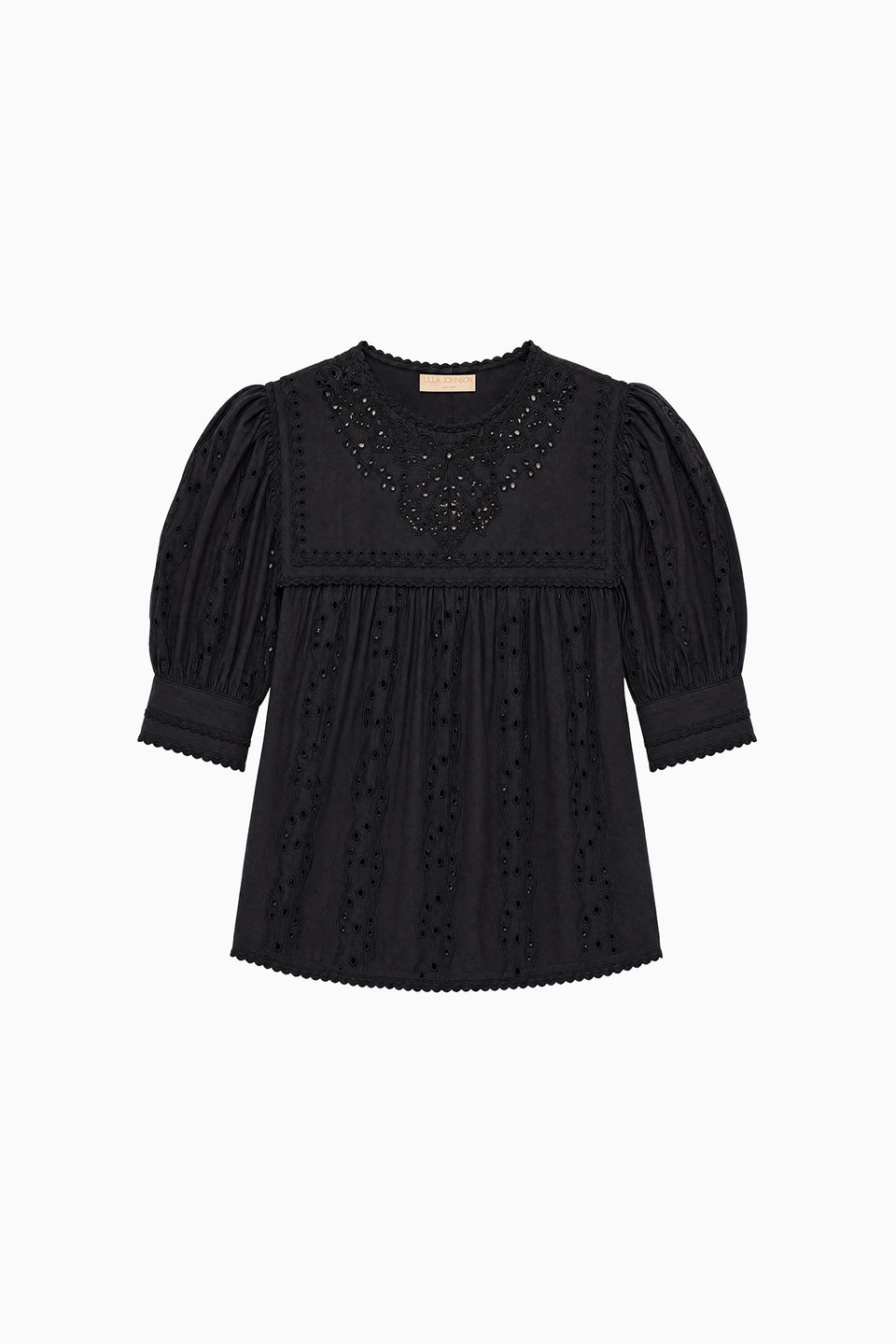 Una SS Cotton Top - Noir