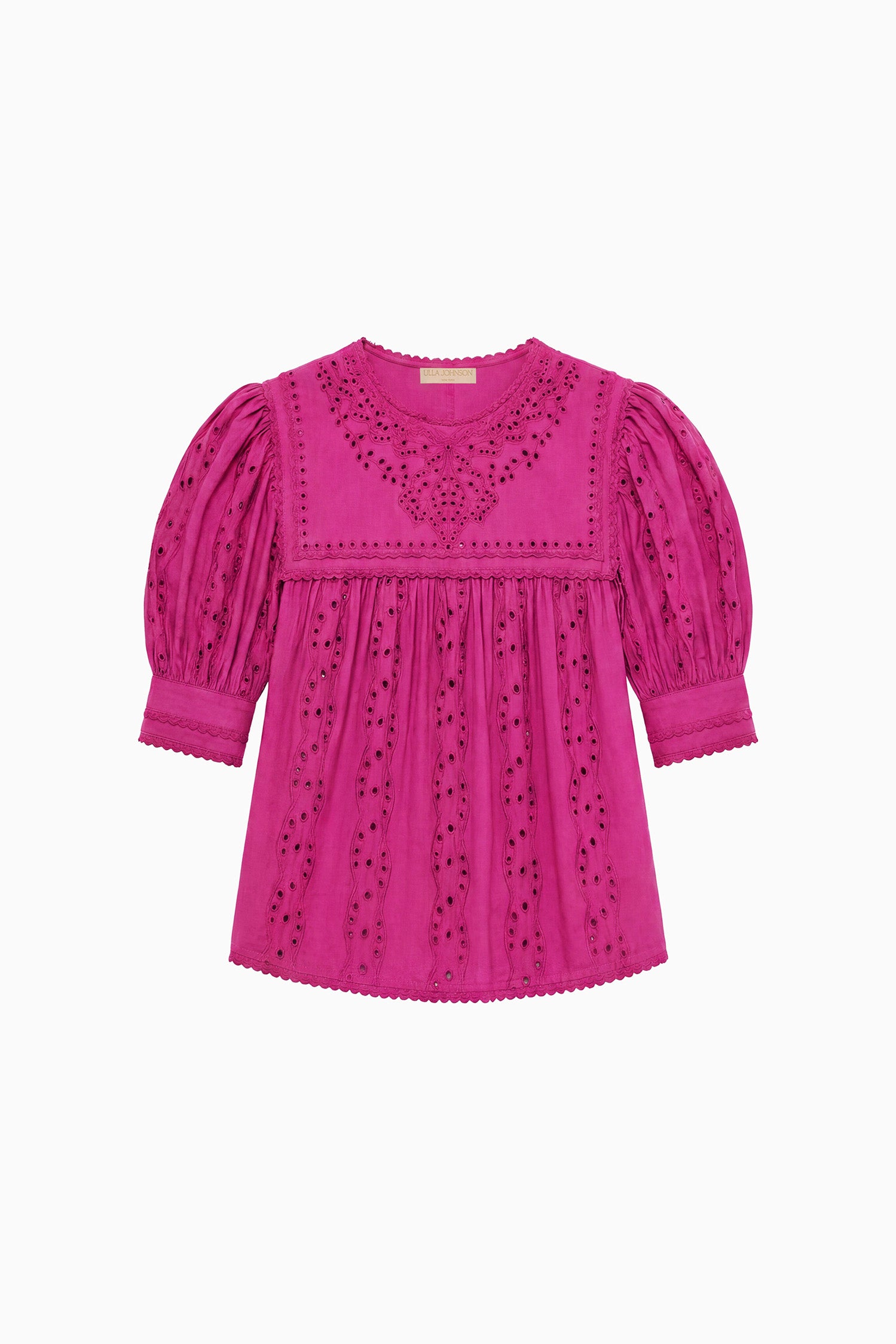 Ulla Johnson Una SS Cotton Top - Orchid