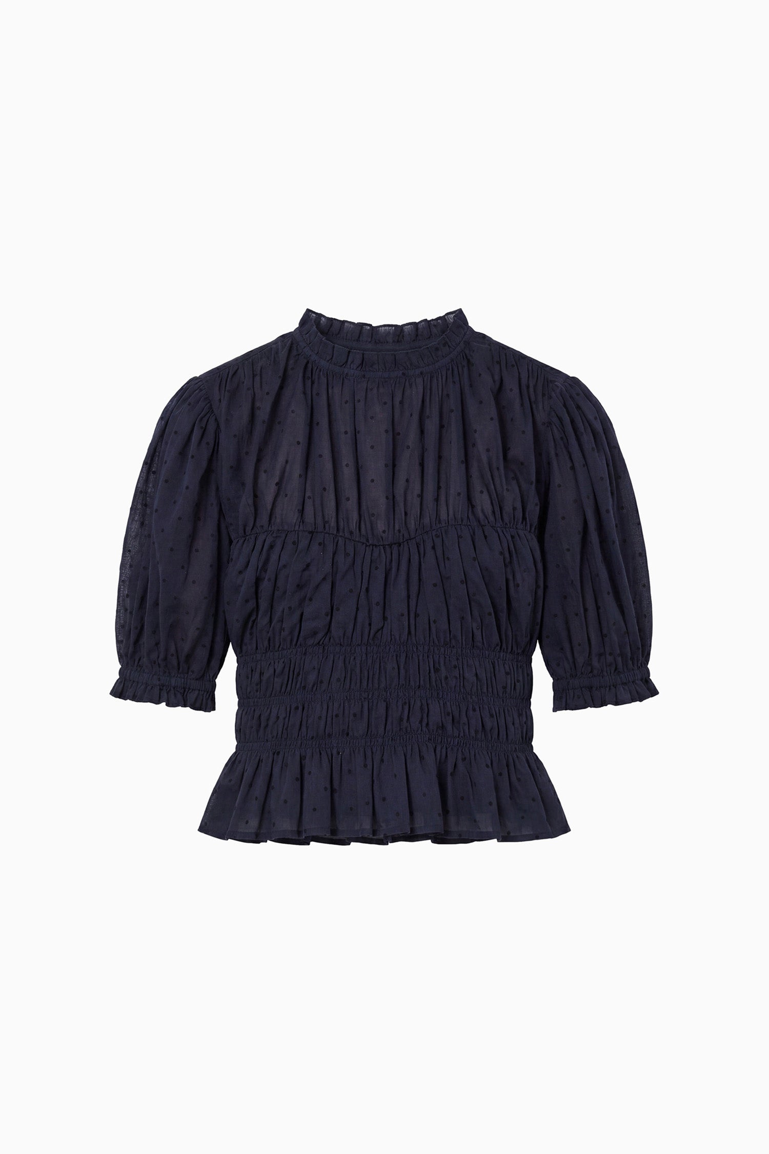 Rae Short Sleeve Cotton Top - Nightfall