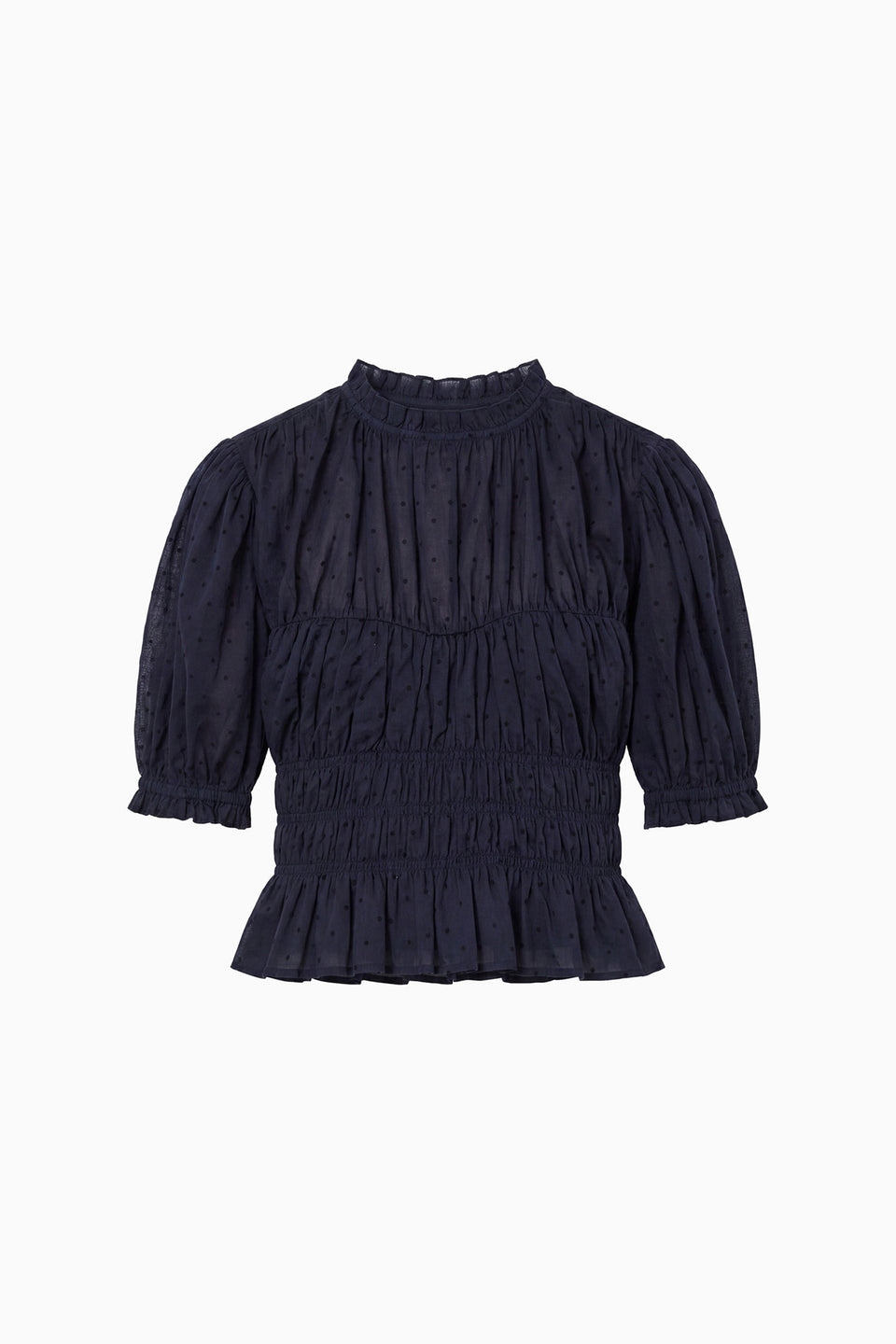 Rae Short Sleeve Cotton Top - Nightfall