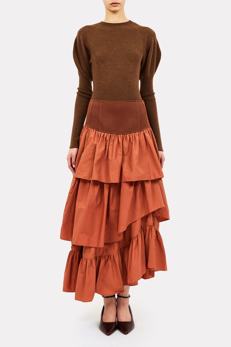 Imara Wool Bodysuit - Clove