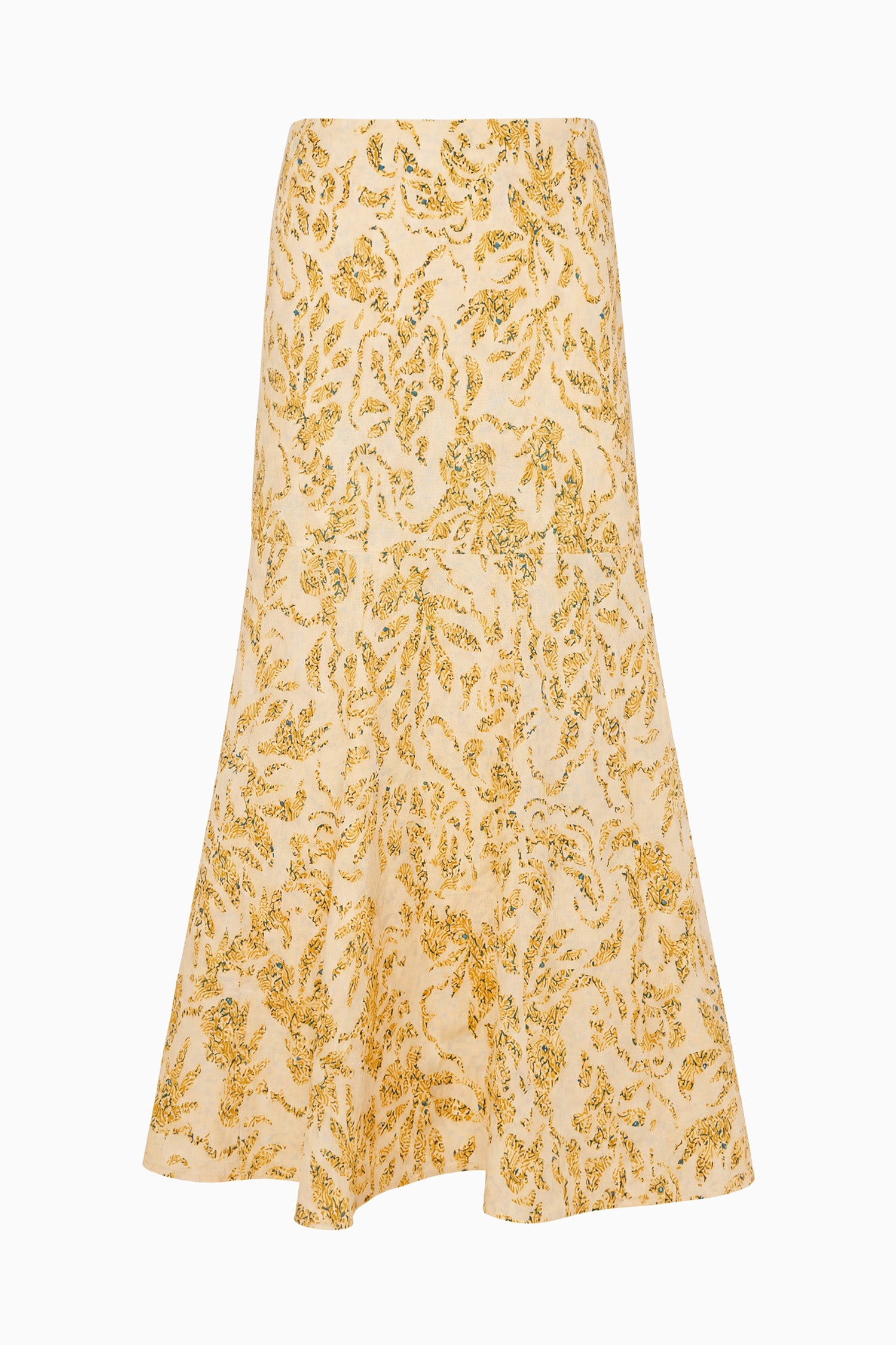 Clarisse Trumpet Midi Skirt - Chamomile