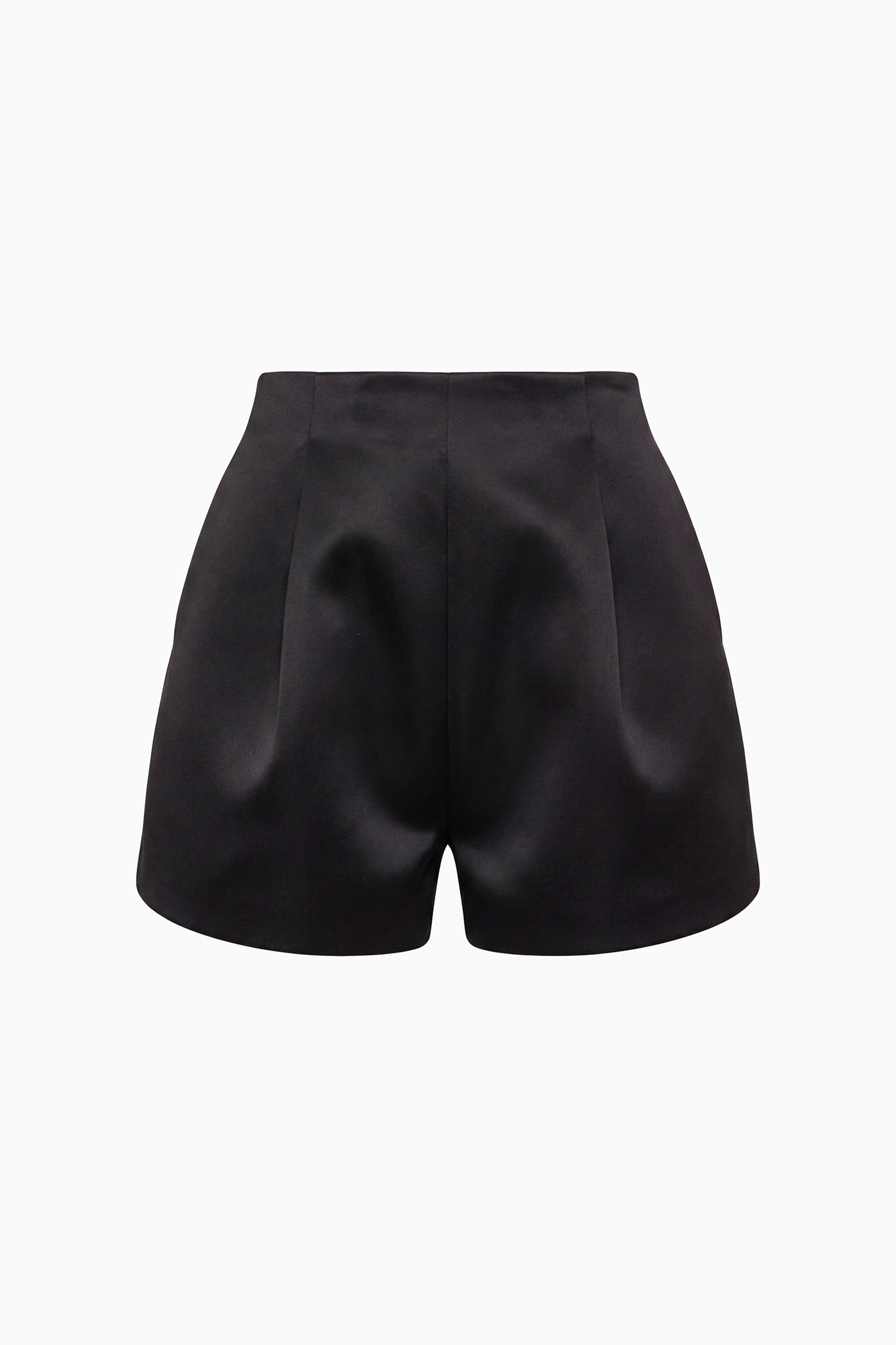 Isa Satin Shorts - Noir