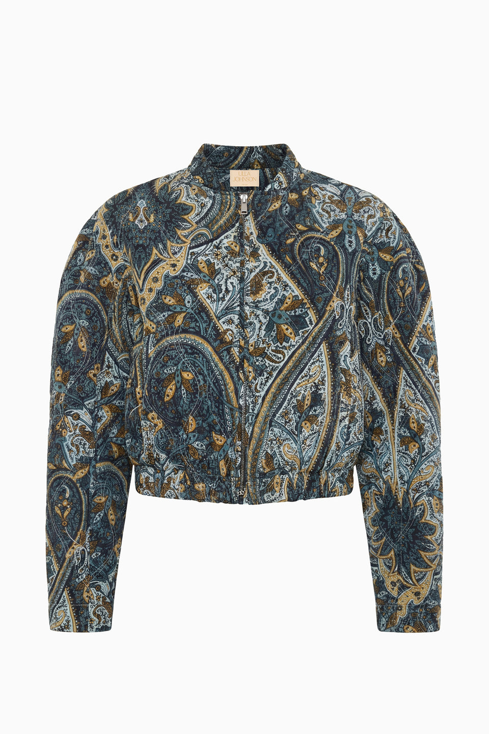 Yara Silk Jacket - Prussian
