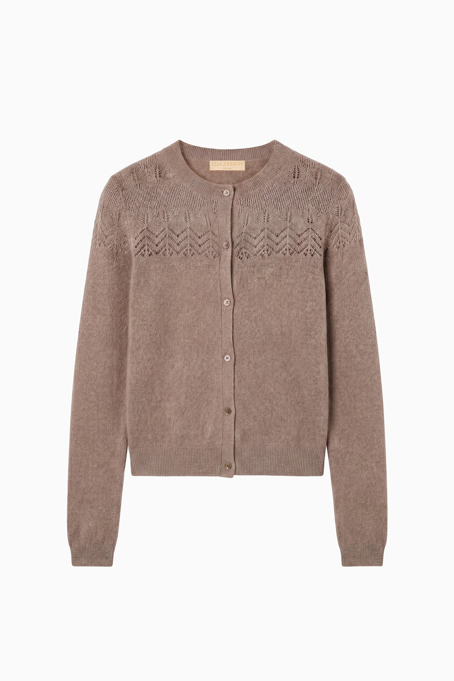 Ulla Johnson Cassia Cashmere Cardigan - Driftwood