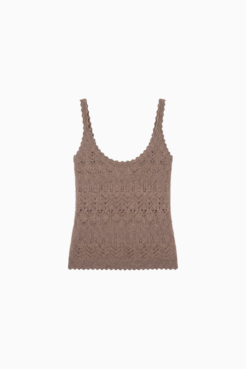 Brielle Cashmere Tank - Driftwood