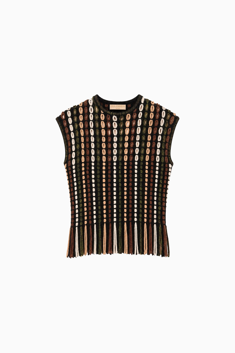 Natia Short Sleeve Knit Top - Noctis