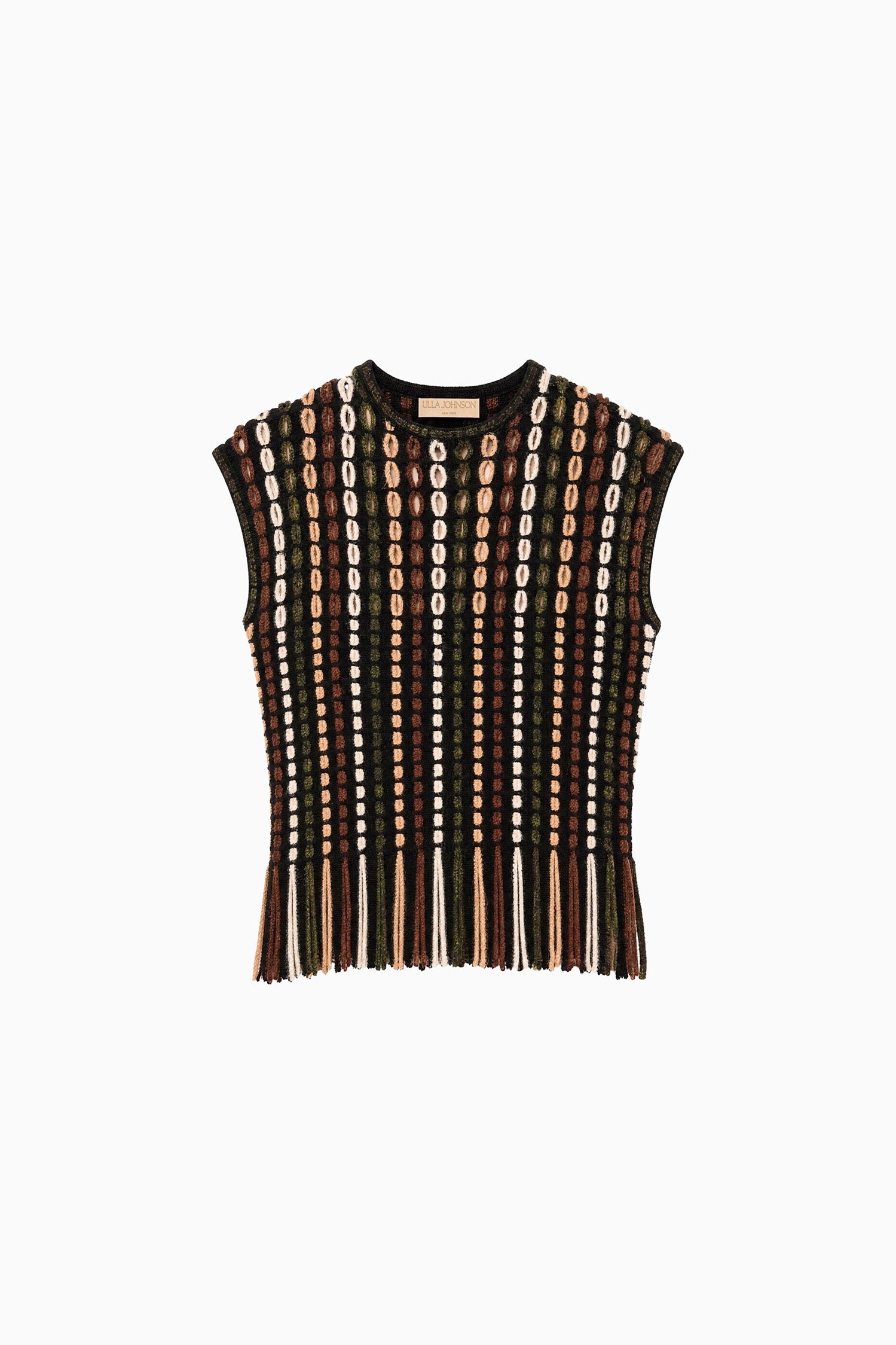 Ulla Johnson Natia Short Sleeve Knit Top - Noctis
