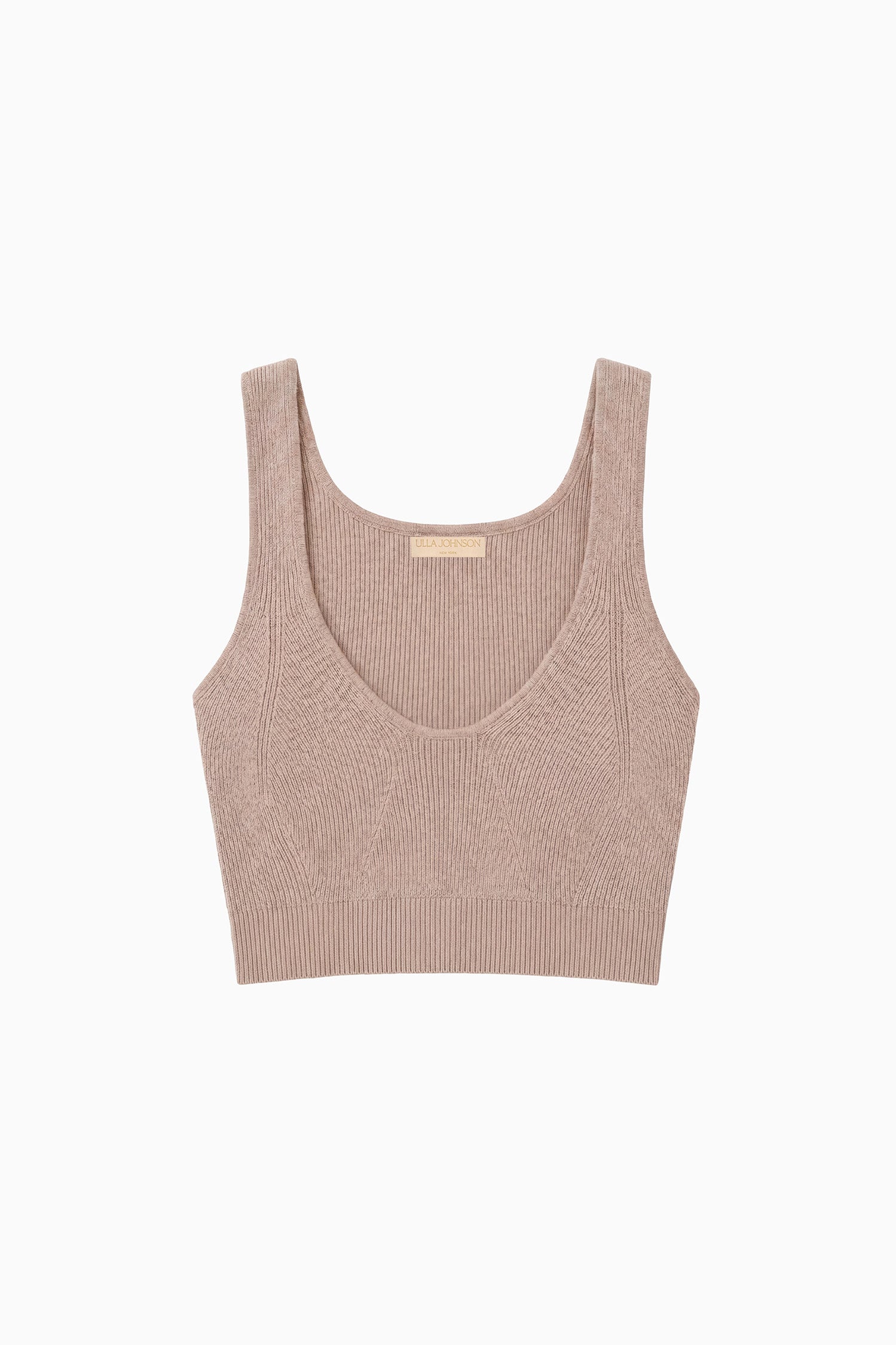 Ulla Johnson Delia Knit Bra - Pebble