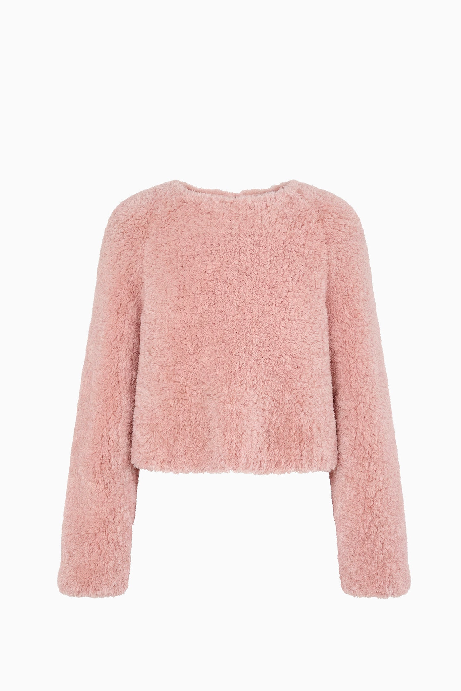 Cosette Cashmere Fur Pullover - Powder