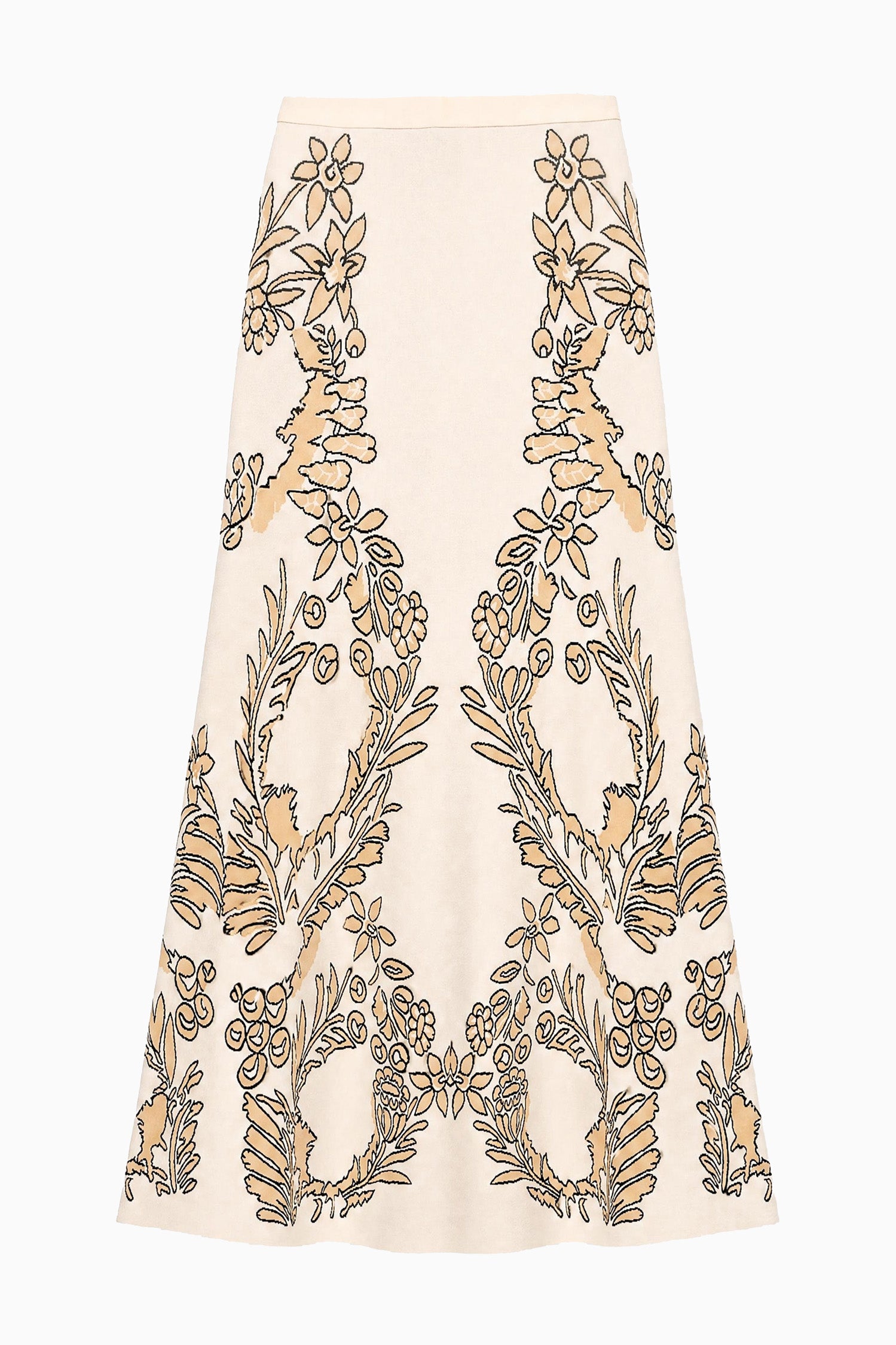 Athena Jacquard Skirt - Chamomile