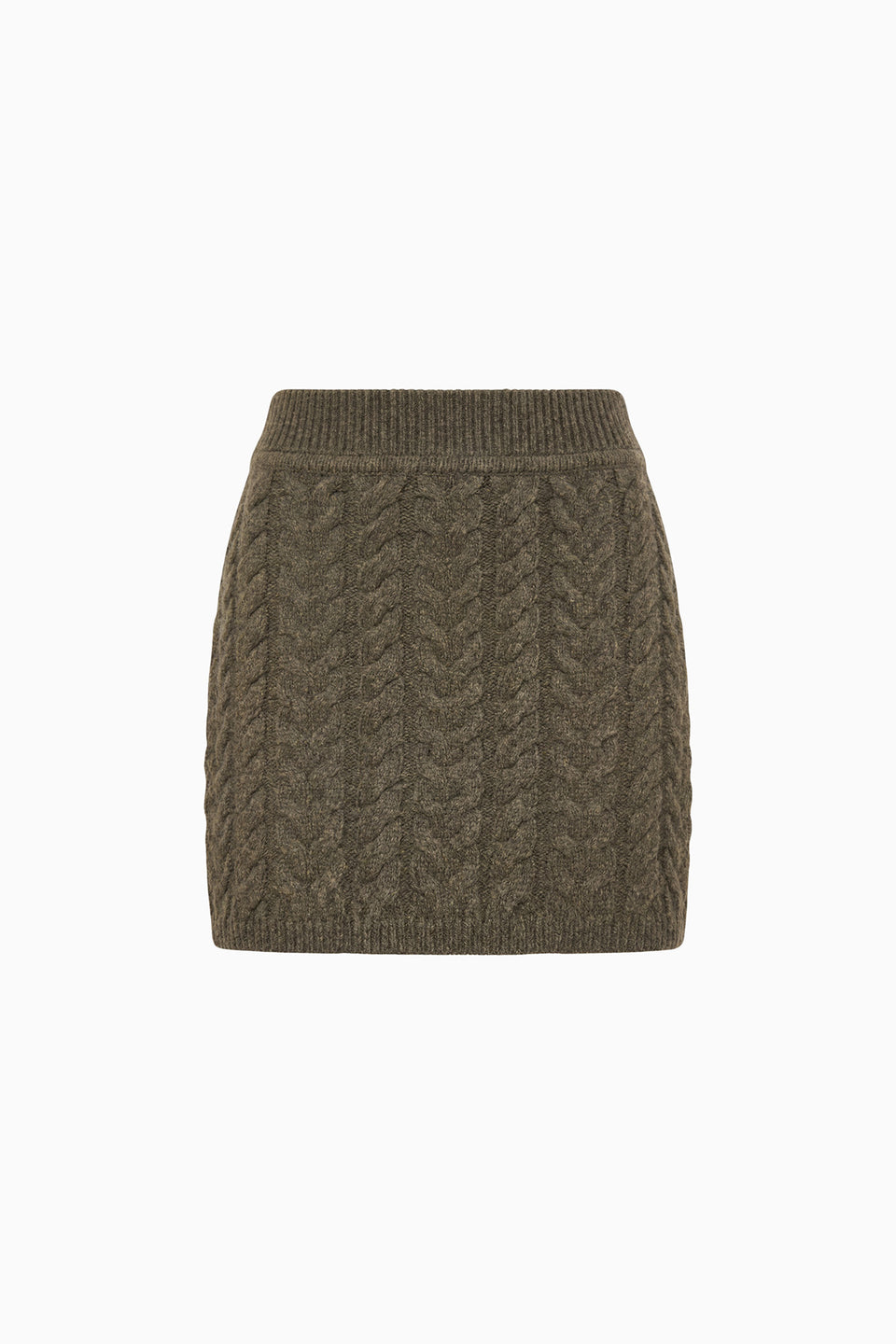 Lola Mini Knit Skirt - Militaire