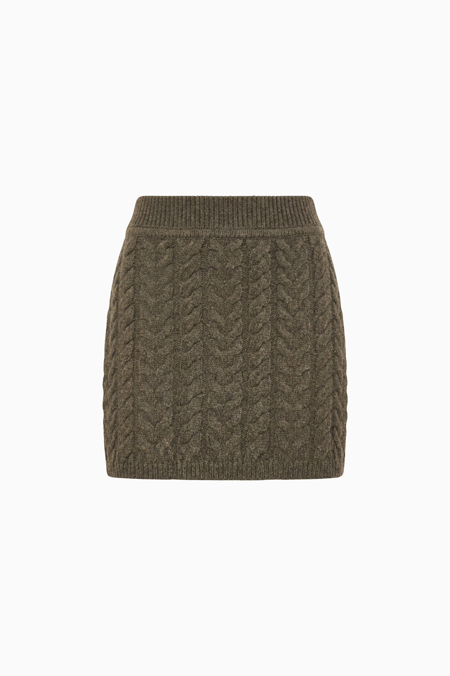 Ulla Johnson Lola Mini Knit Skirt - Militaire