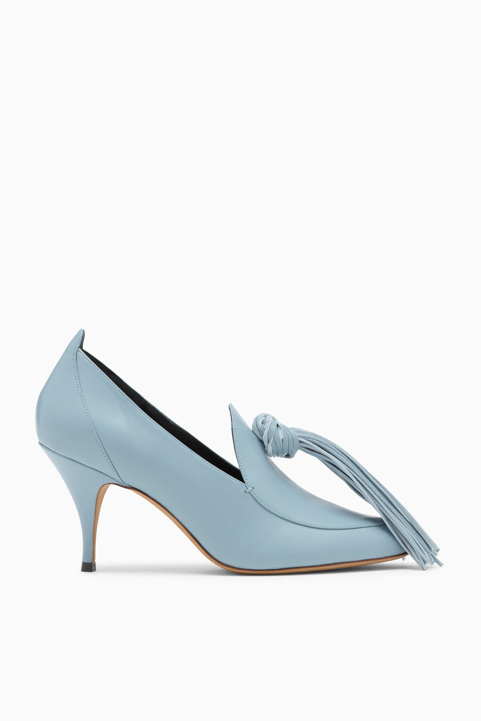 Agata Tassel Pump - Arctic