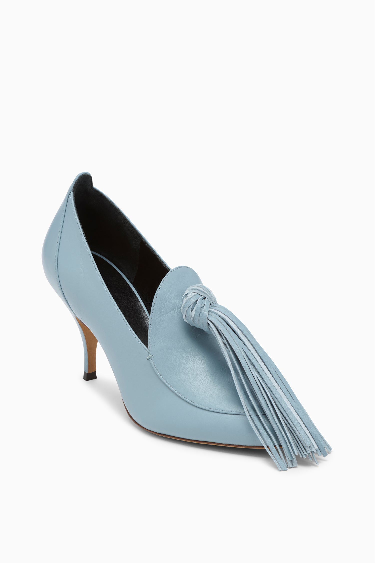 Agata Tassel Pump - Arctic