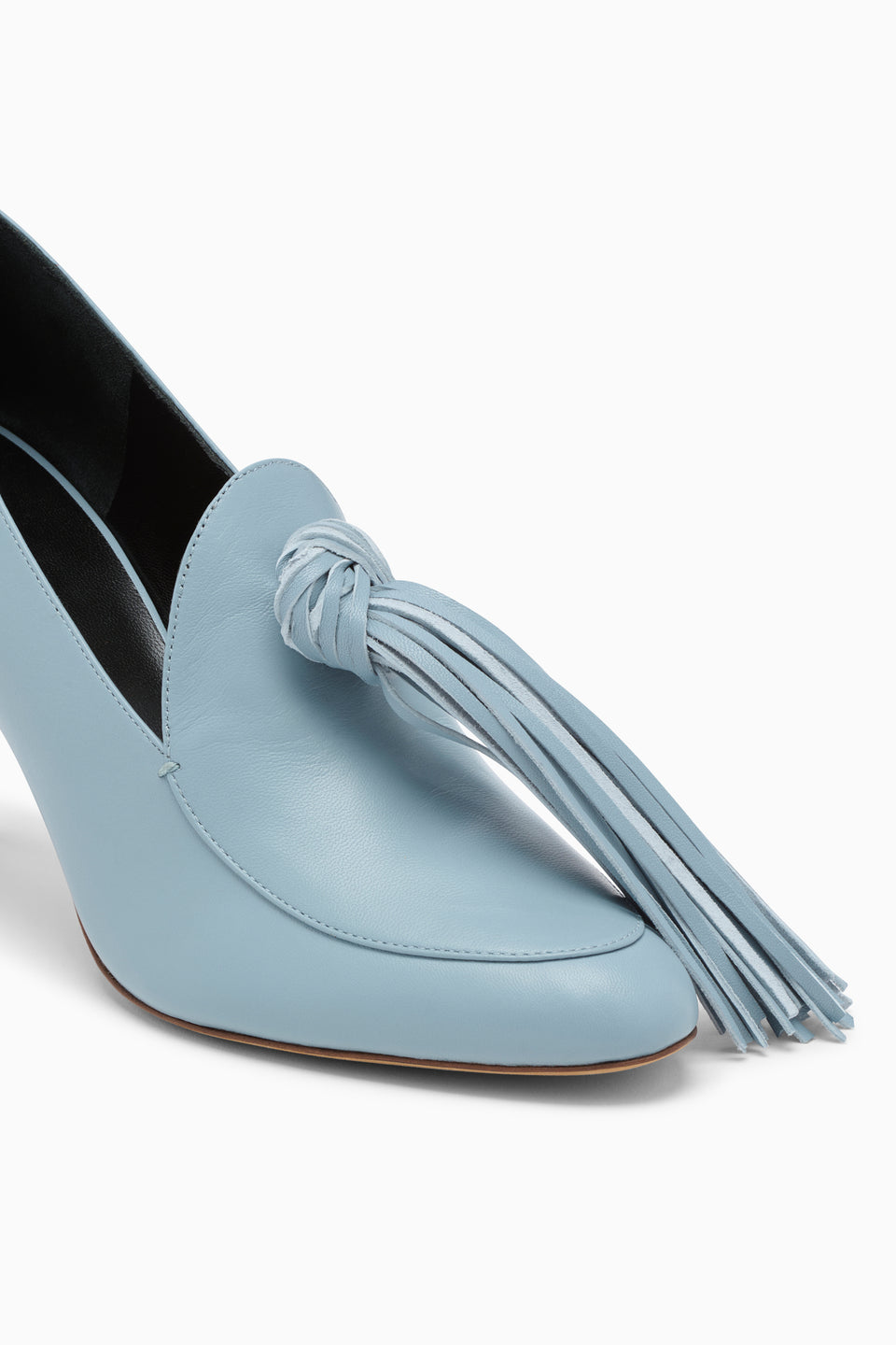 Agata Tassel Pump - Arctic