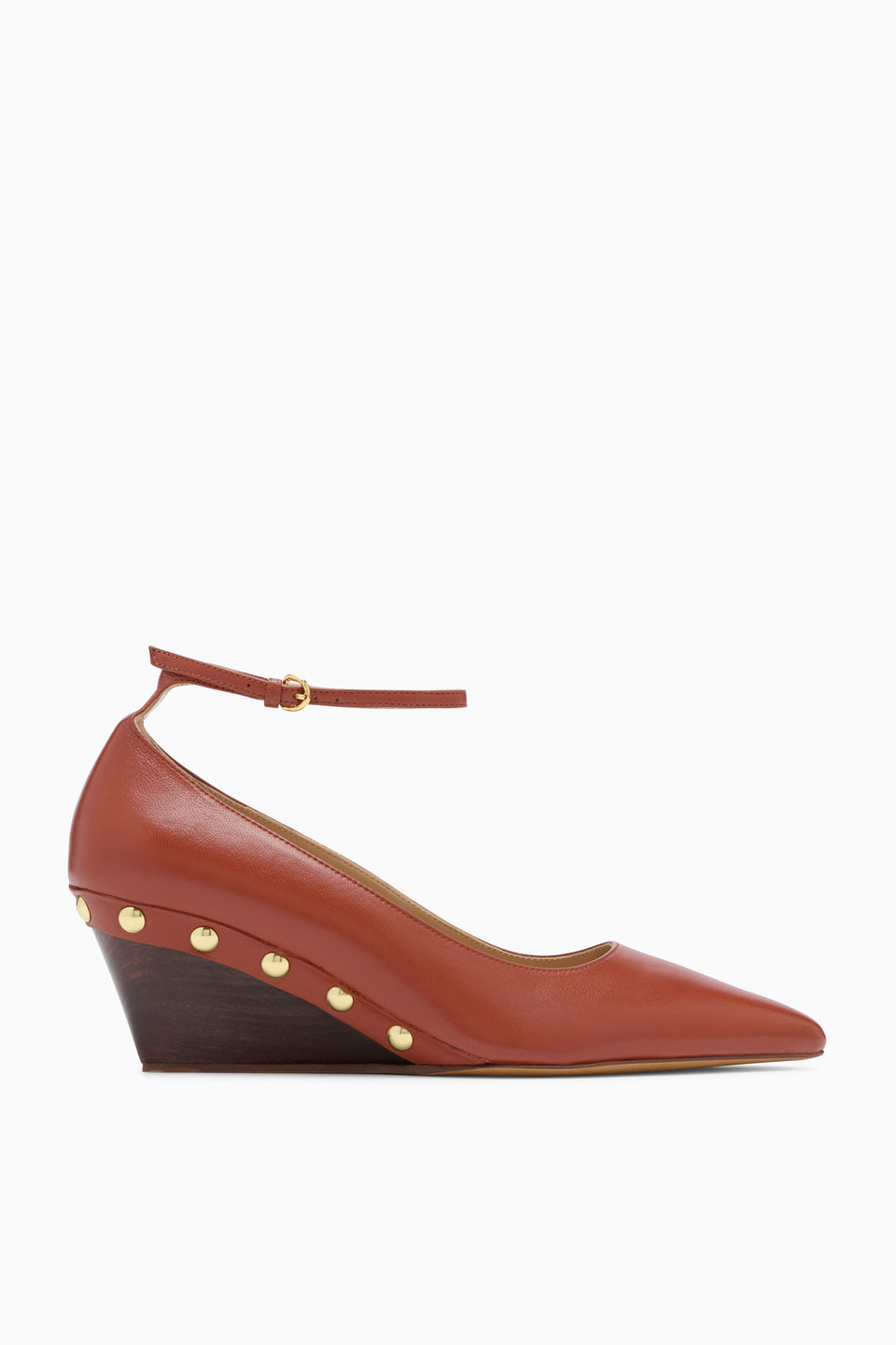 Studded Wedge Pump - Copper