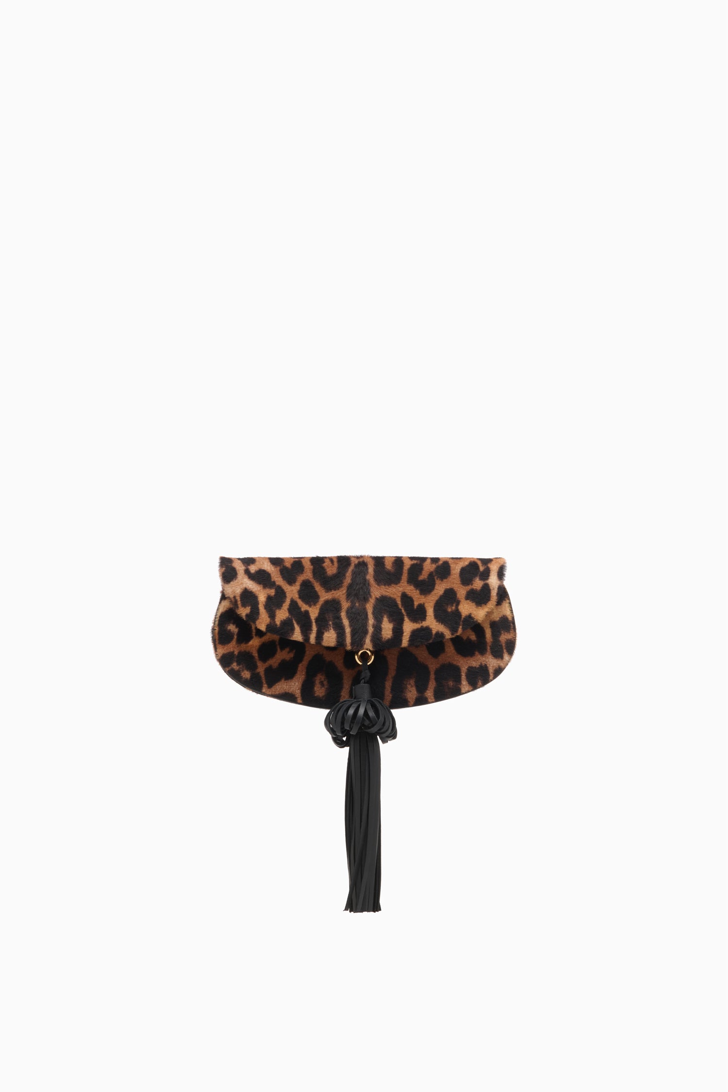 Ulla Johnson Paloma Flap Tassel Bag - Leopard