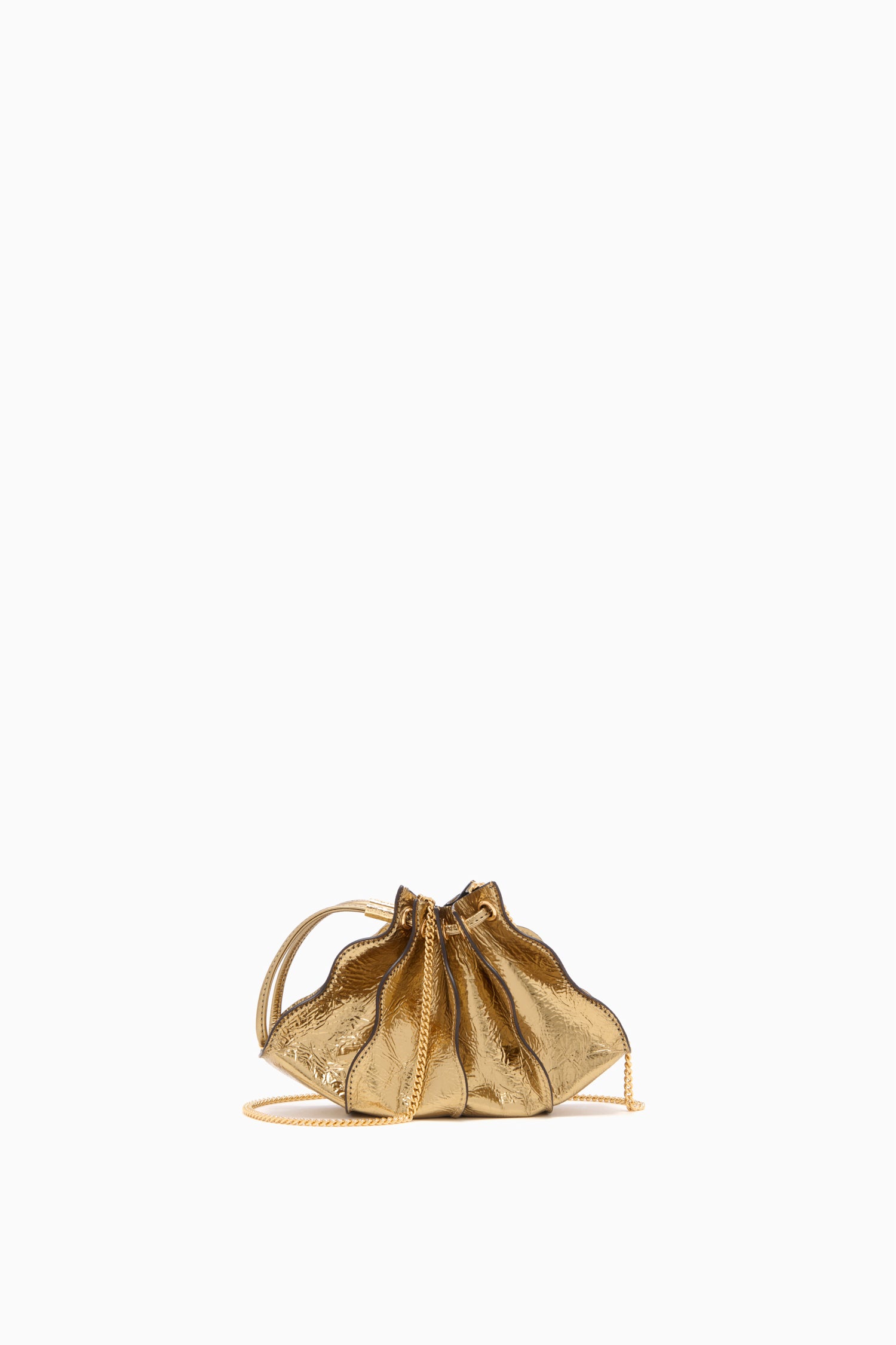 Ulla Johnson Adria Small Crossbody with Chain - Gold