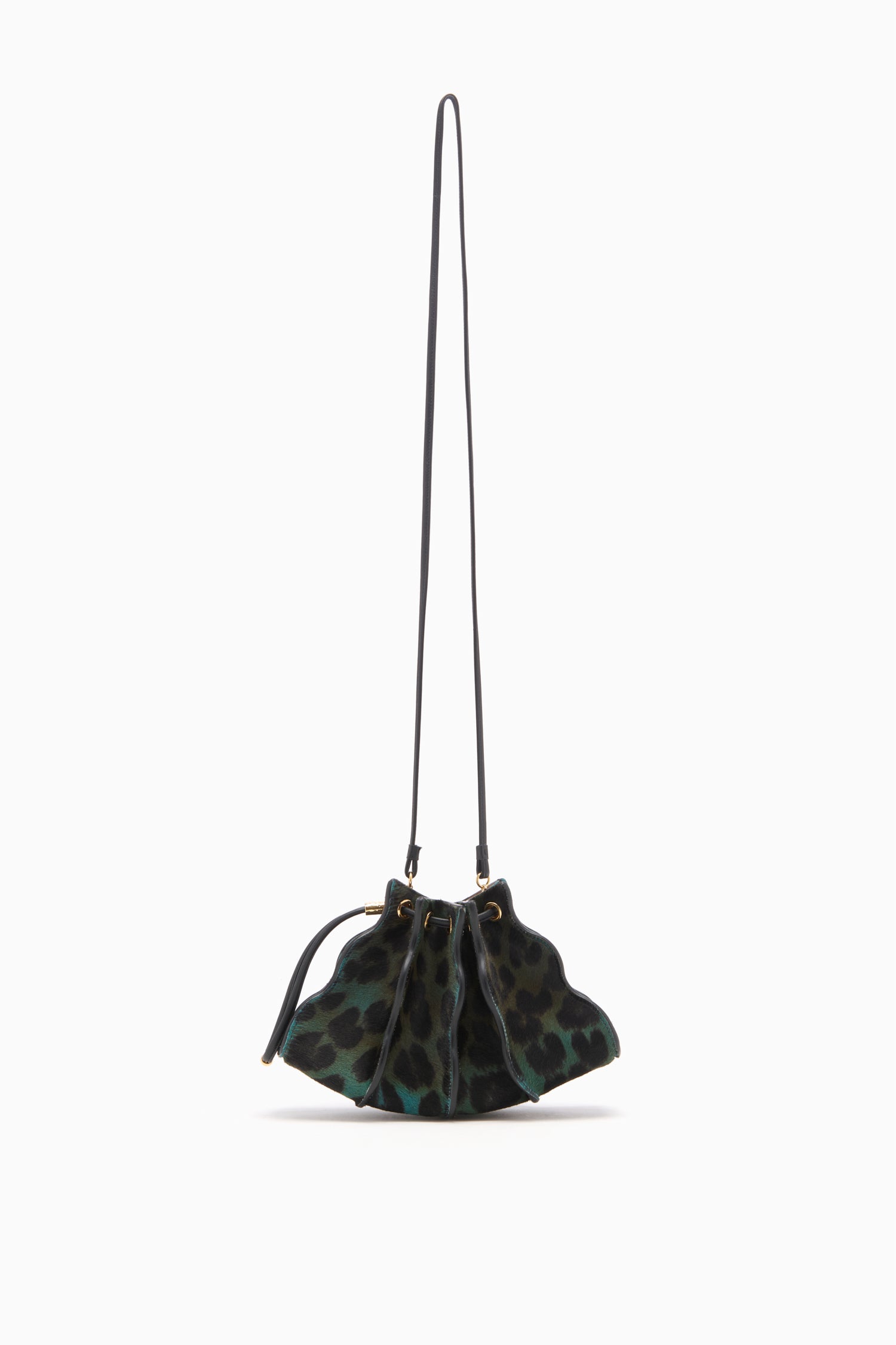 Adria Small Crossbody - Emerald Leopard