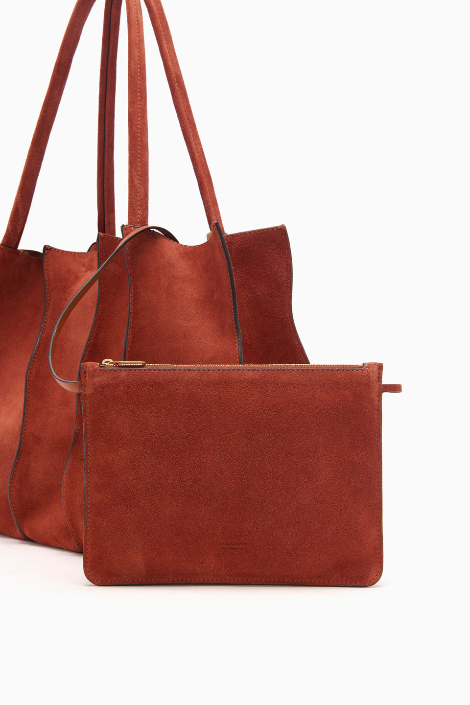 Adria Large Tote - Rust