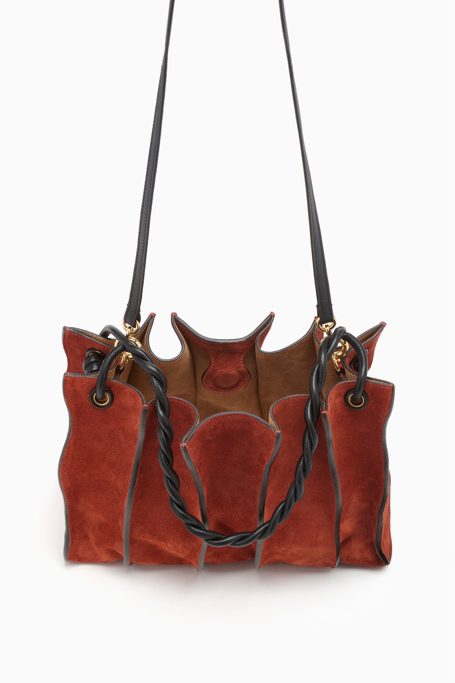 Ulla Johnson Adria Small Shoulder Bag - Rust