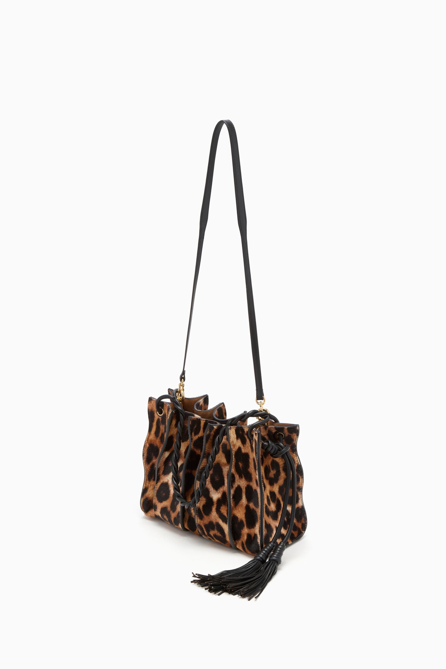 Ulla Johnson Adria Small Shoulder Bag - Leopard