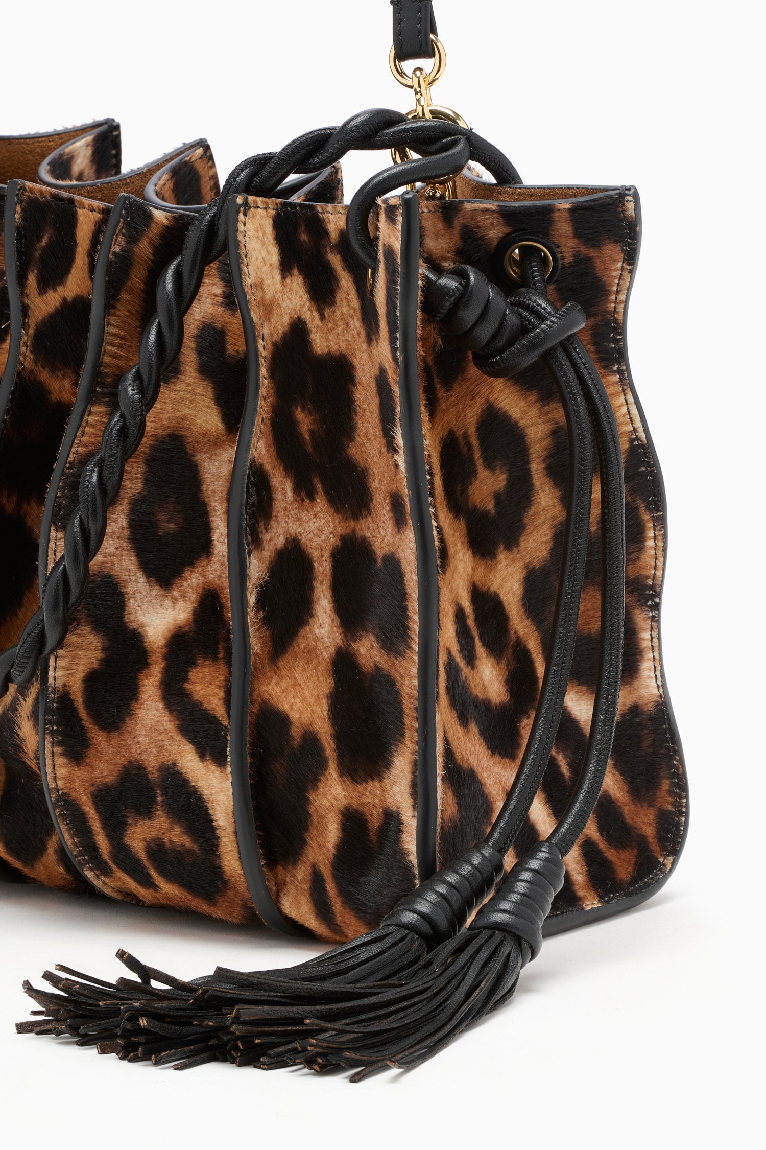 Ulla Johnson Adria Small Shoulder Bag - Leopard