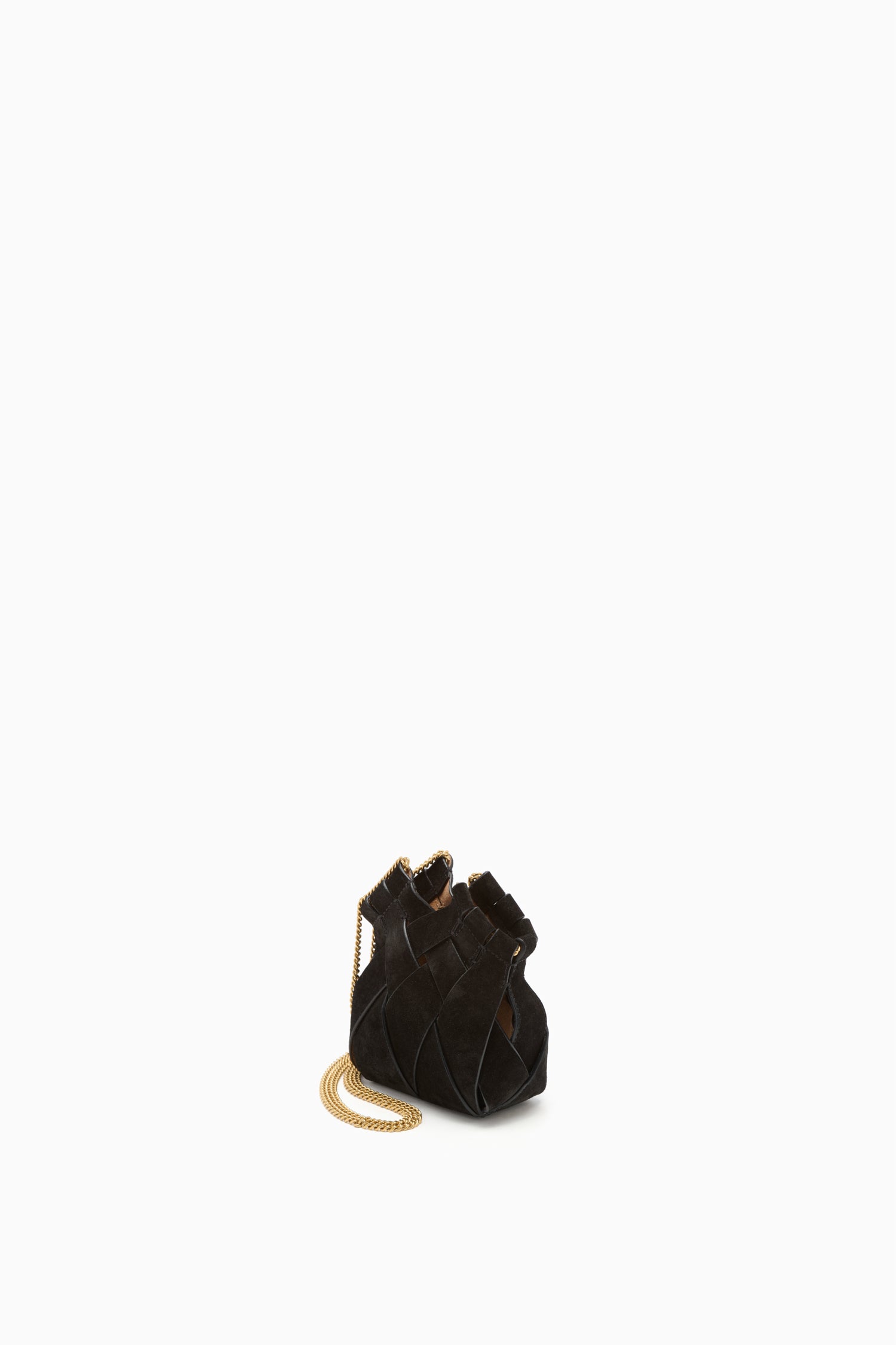 Charlotte Mini Crossbody with Chain - Noir